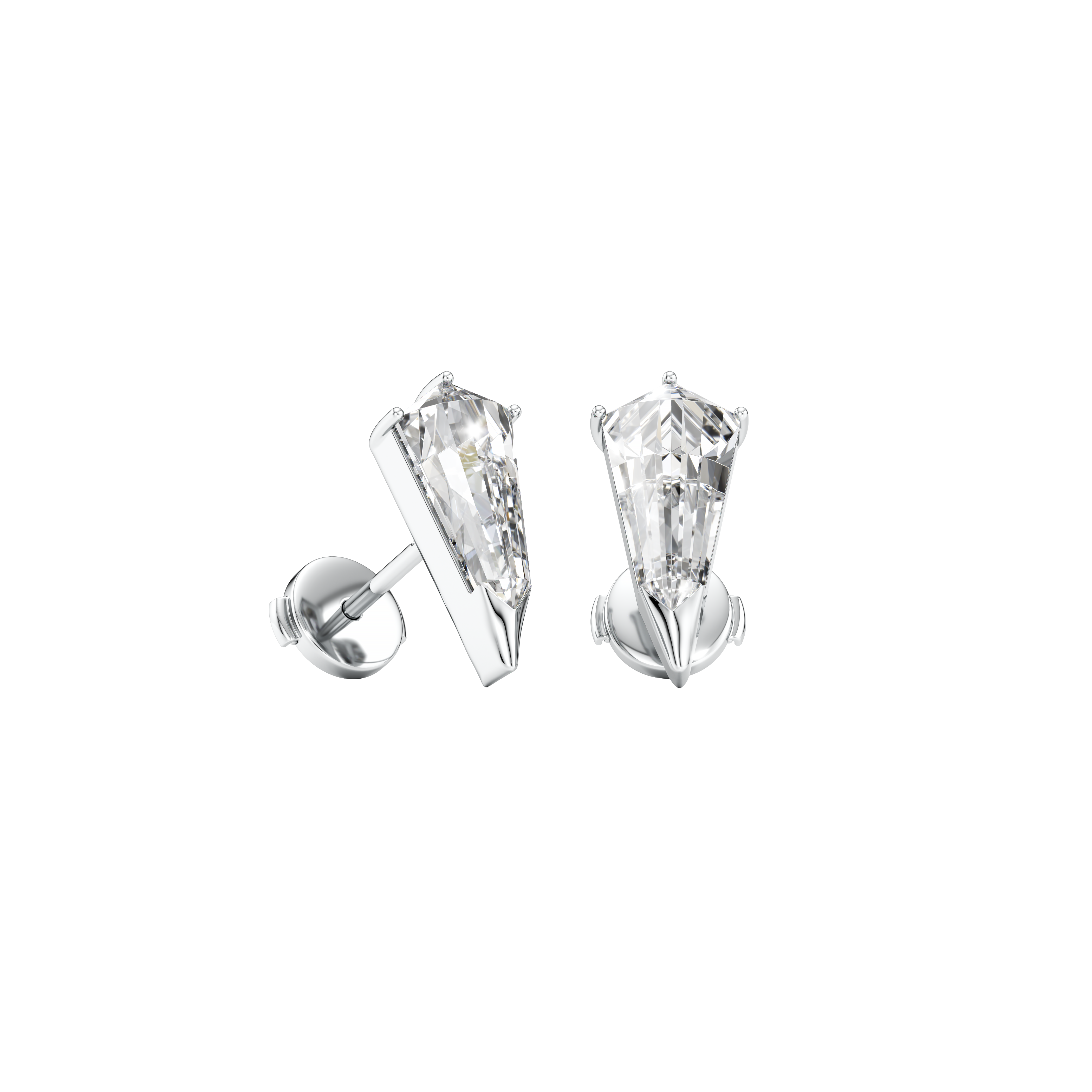 Phoenix large gaze studs - Phoenix Large Gaze Diamond Stud Earrings - The Future Rocks - 2