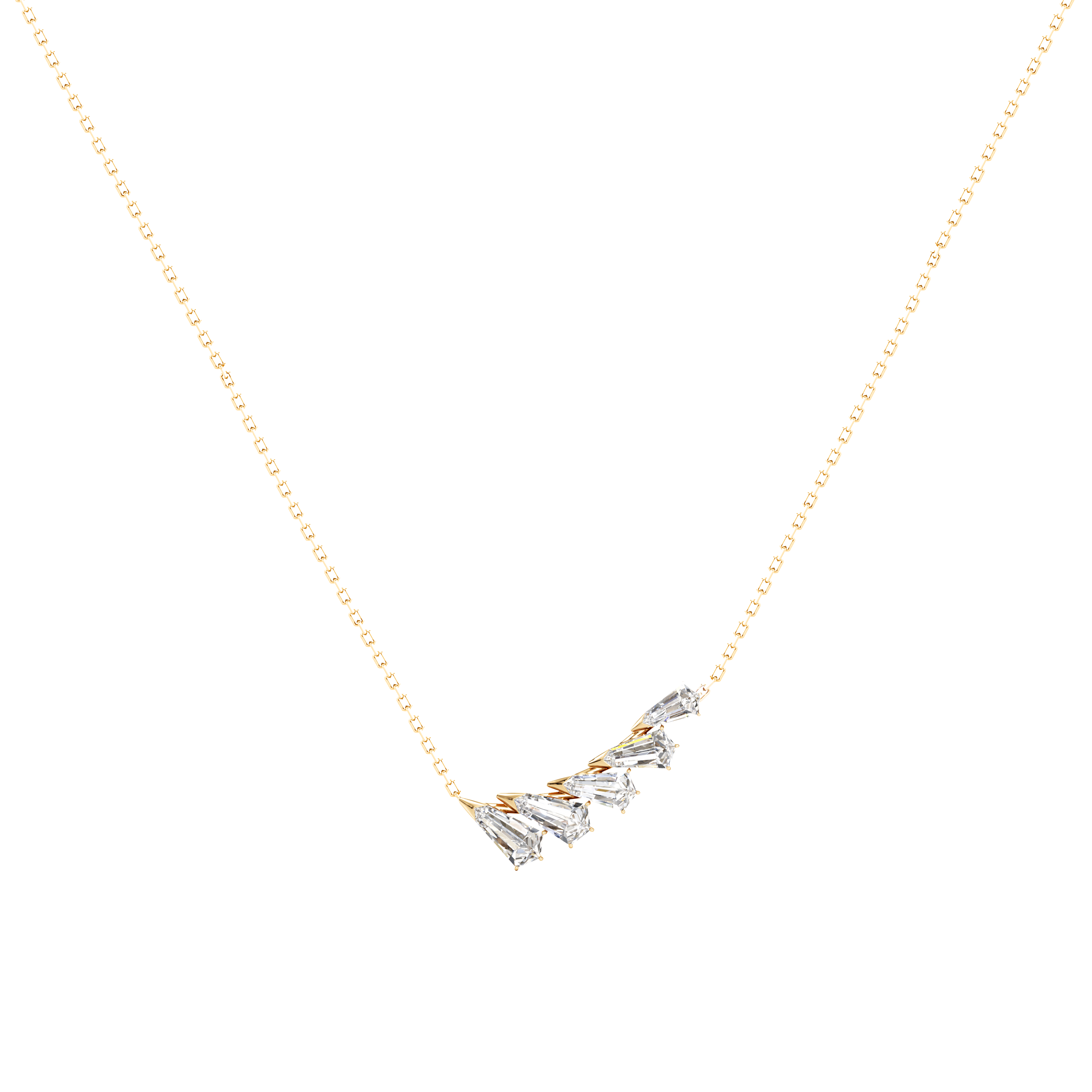 Phoenix wing pendant necklace - Phoenix Wing Diamond Pendant Necklace  -  The Future Rocks -    1