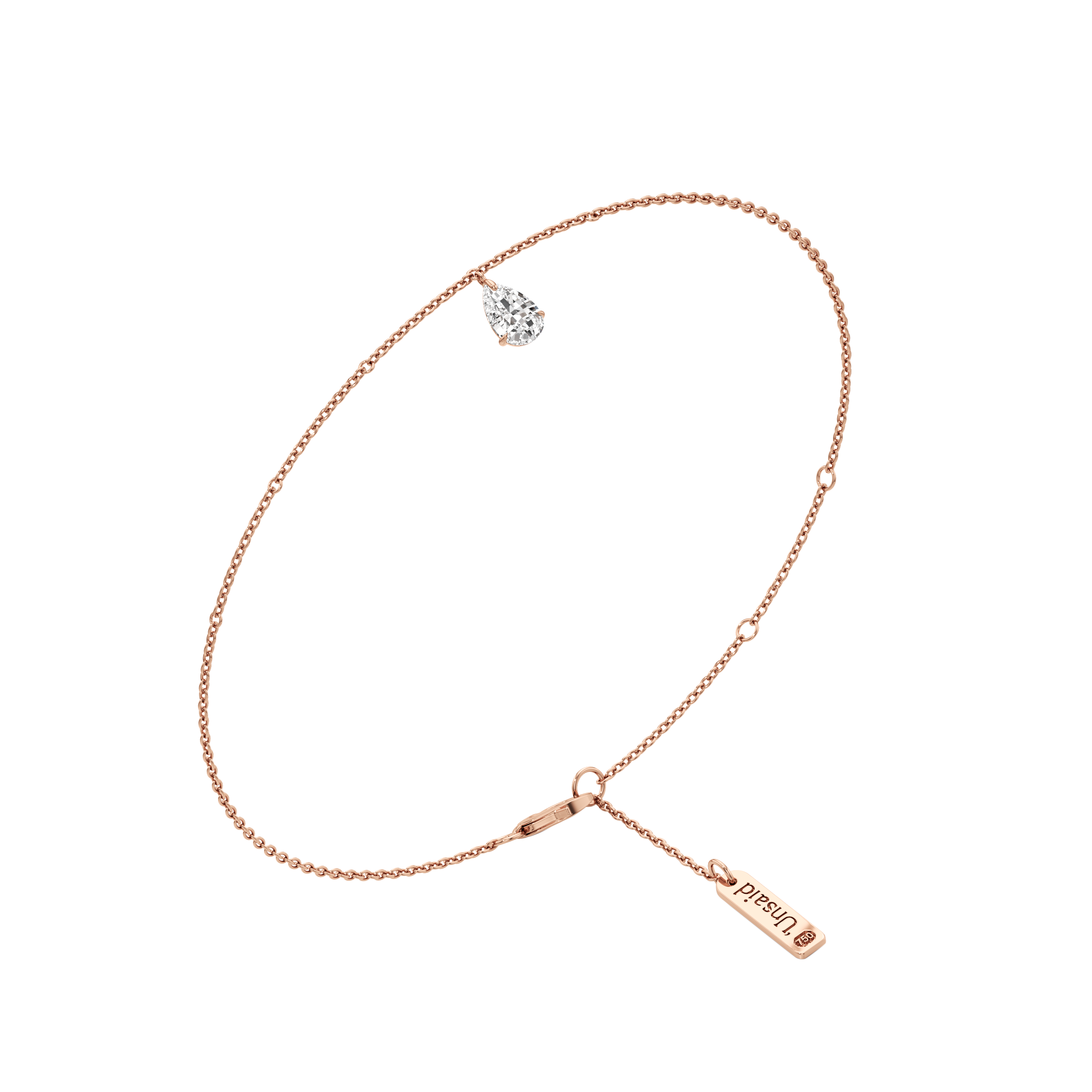 Tear drop diamond bracelet - Tear Drop Diamond Bracelet - The Future Rocks - 1