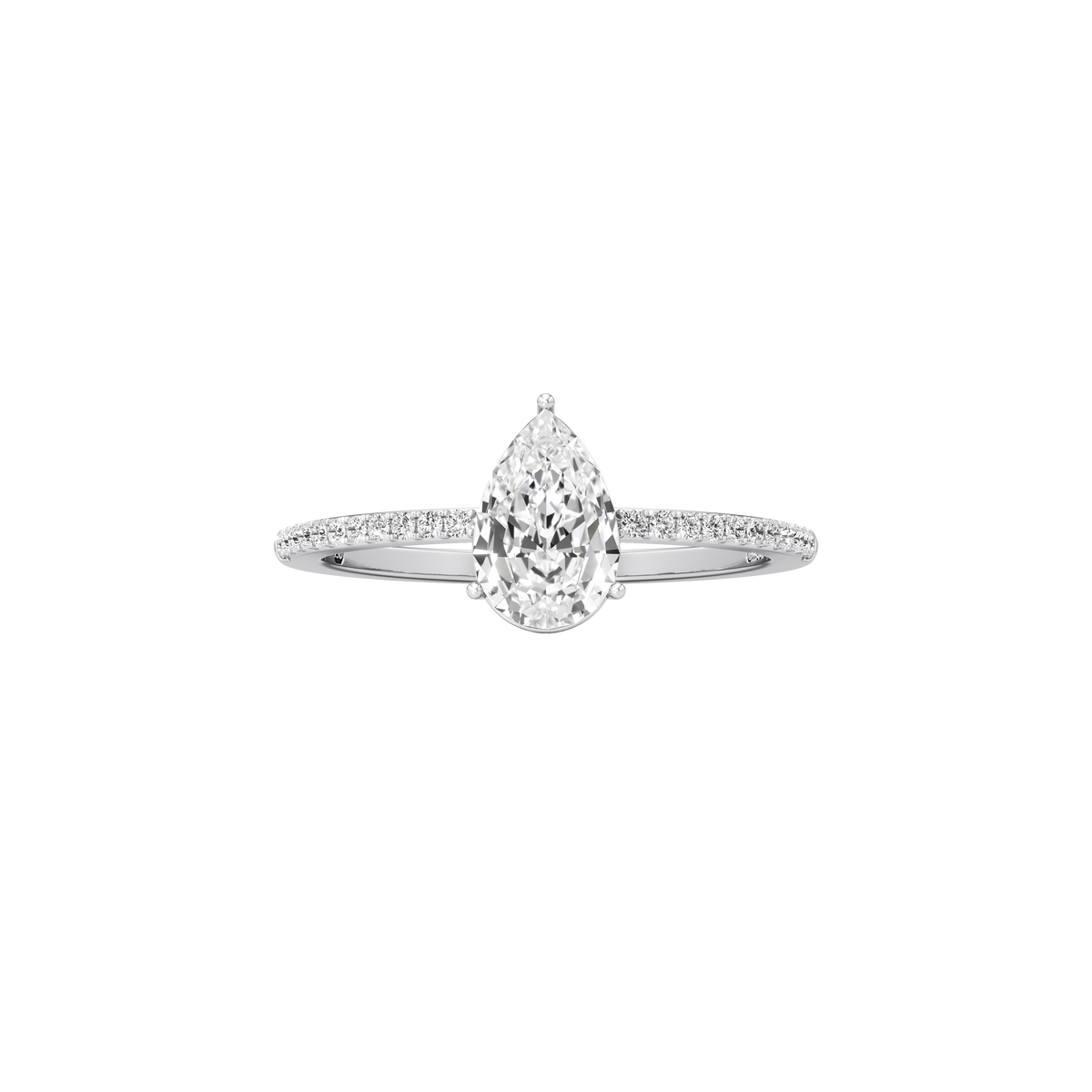 Tear dream pavé ring - Tear Dream Diamond Pavé Ring - The Future Rocks - 4