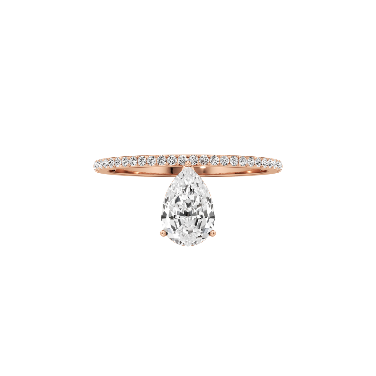 Tear grace pavé ring - Tear Grace Diamond Pavé Ring - The Future Rocks - 6