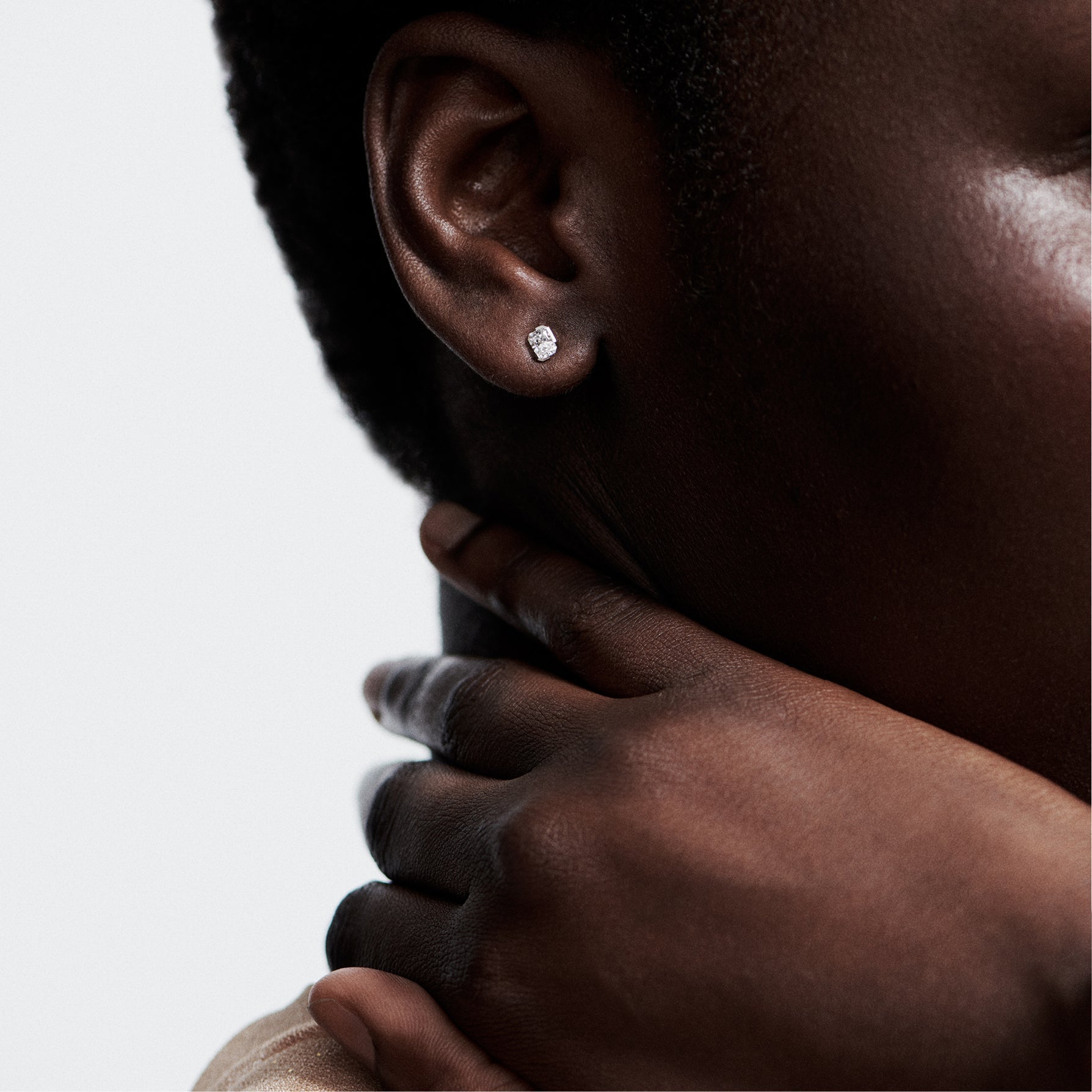 Meta iris studs - Meta Radiant Cut Diamond Stud Earrings - The Future Rocks - 2