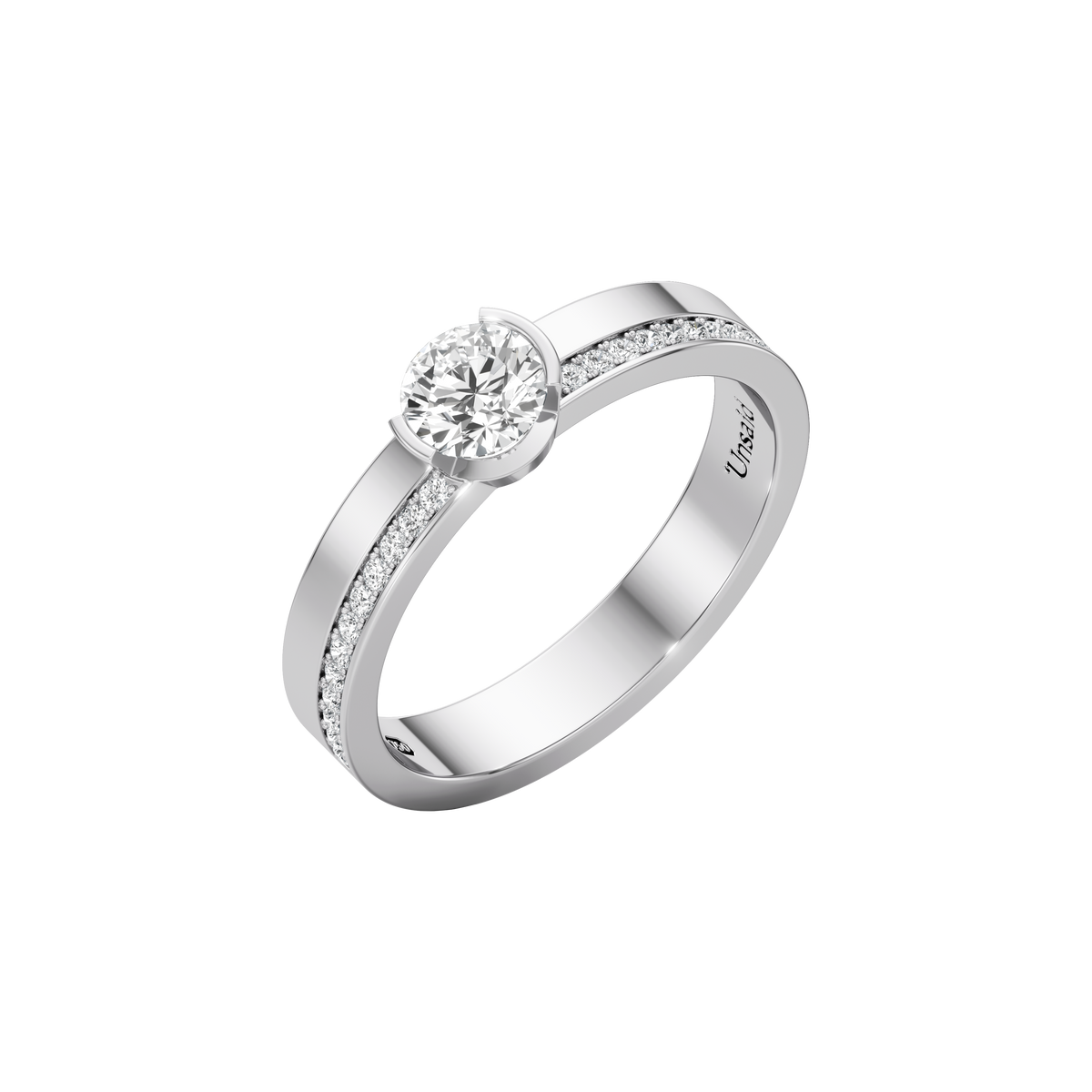 Meta small dahlia pavé band - Meta Small Pavé Diamond Band Ring - The Future Rocks - 2