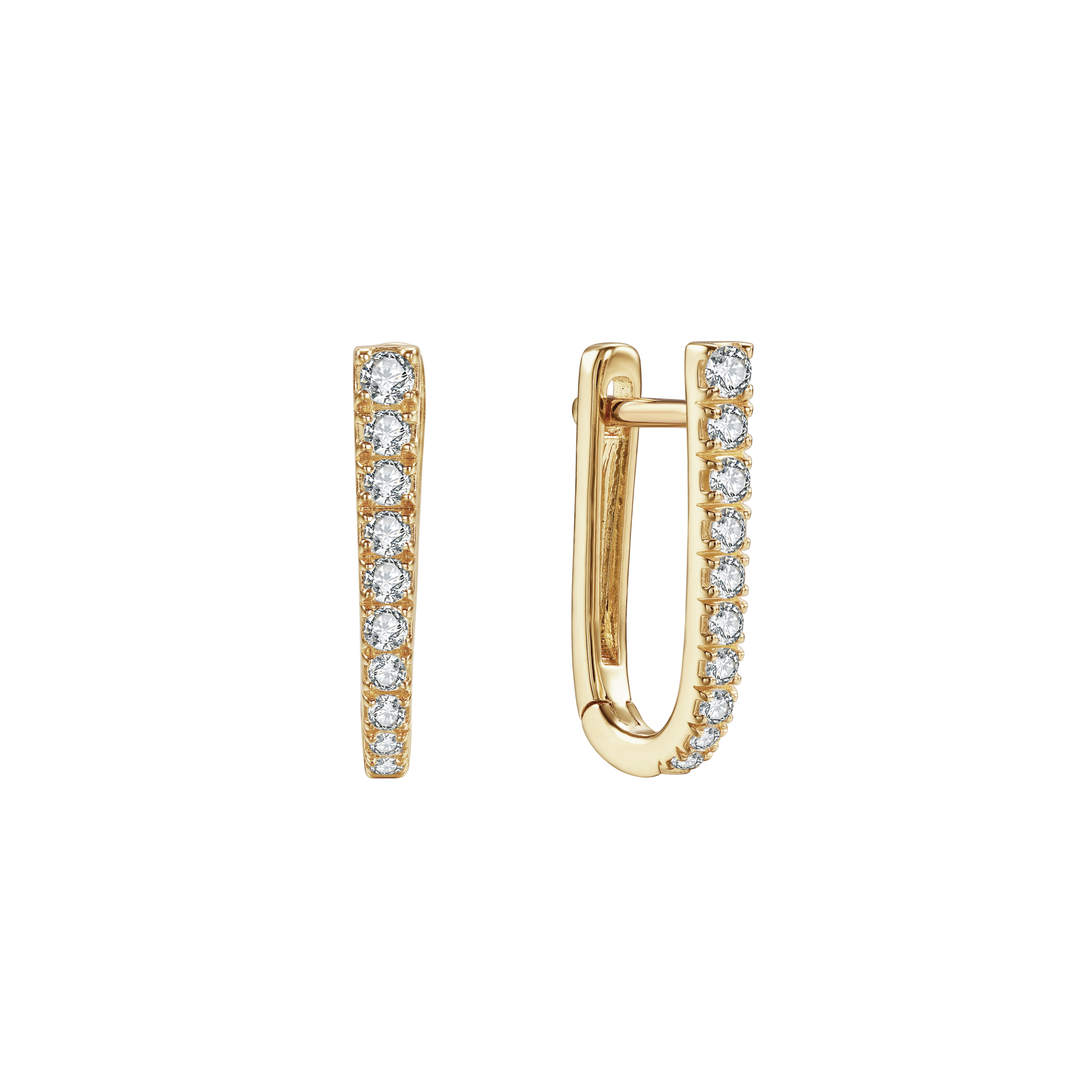 Ballerina graduated earrings - Diamond Graduated Earrings - The Future Rocks - 1