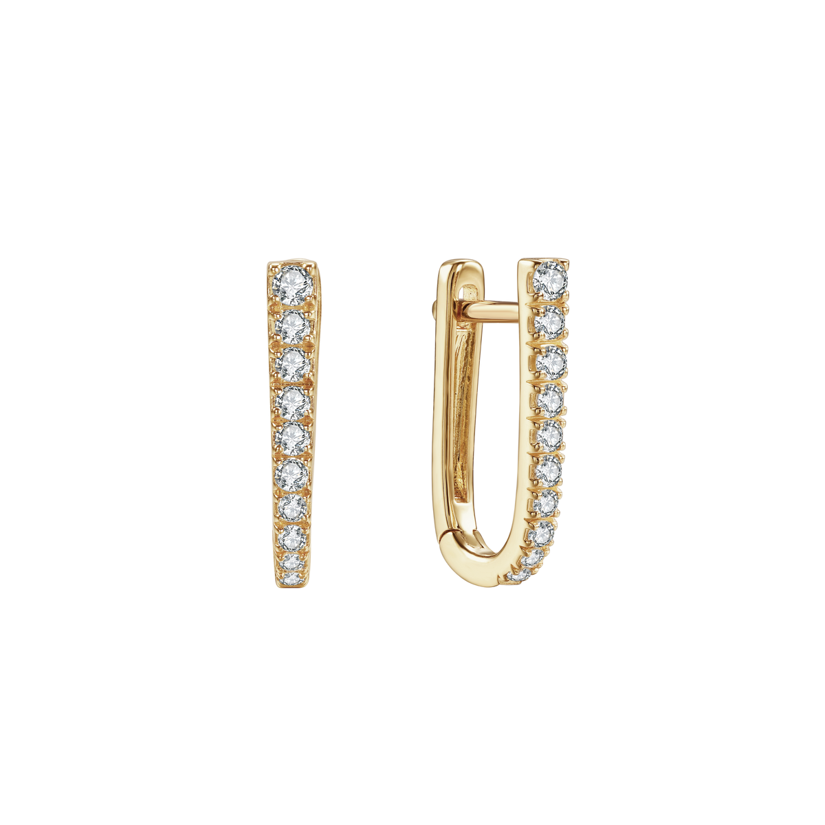 Ballerina graduated earrings - Diamond Graduated Earrings - The Future Rocks - 1