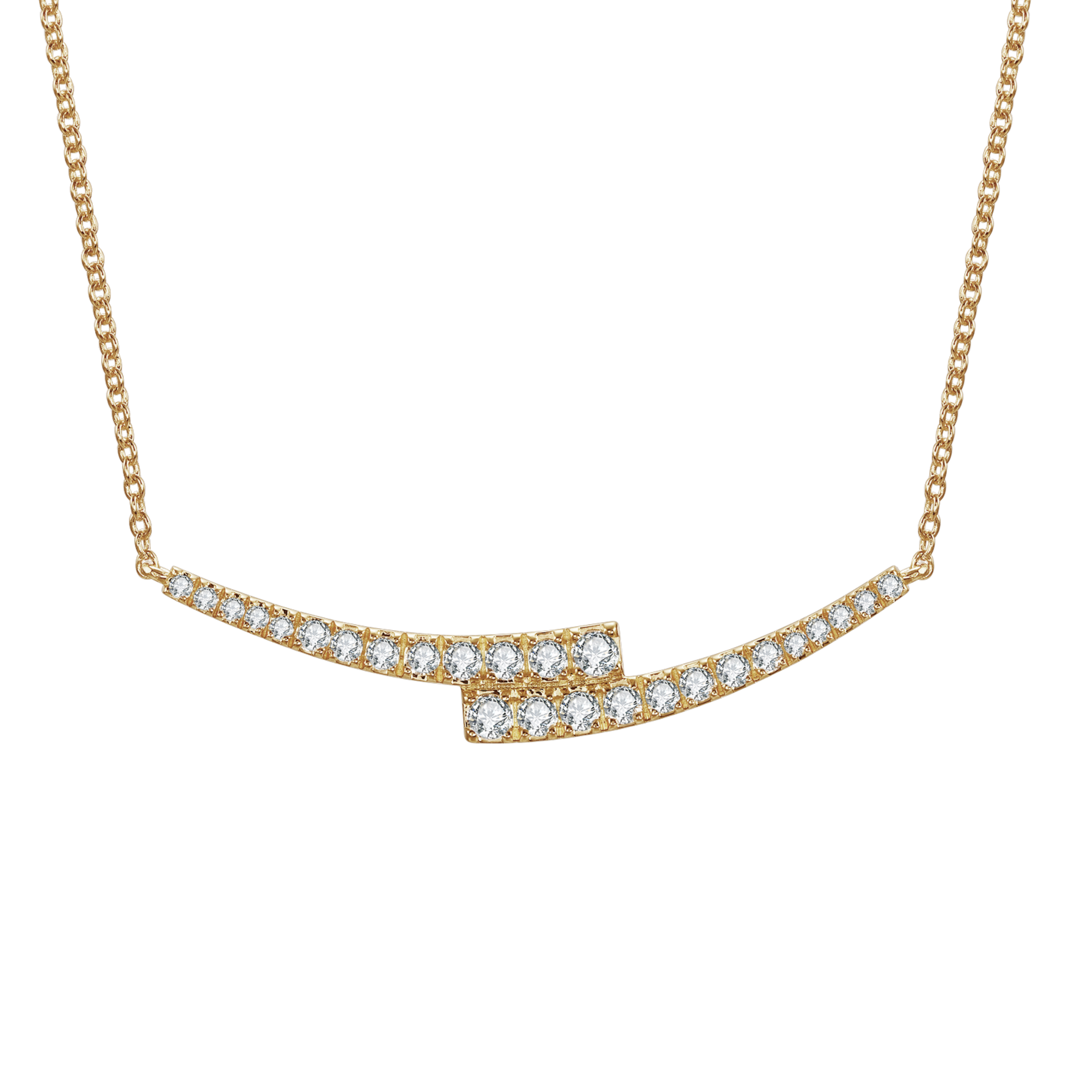Ballerina graduated necklace - Diamond Graduated Necklace - The Future Rocks - 1