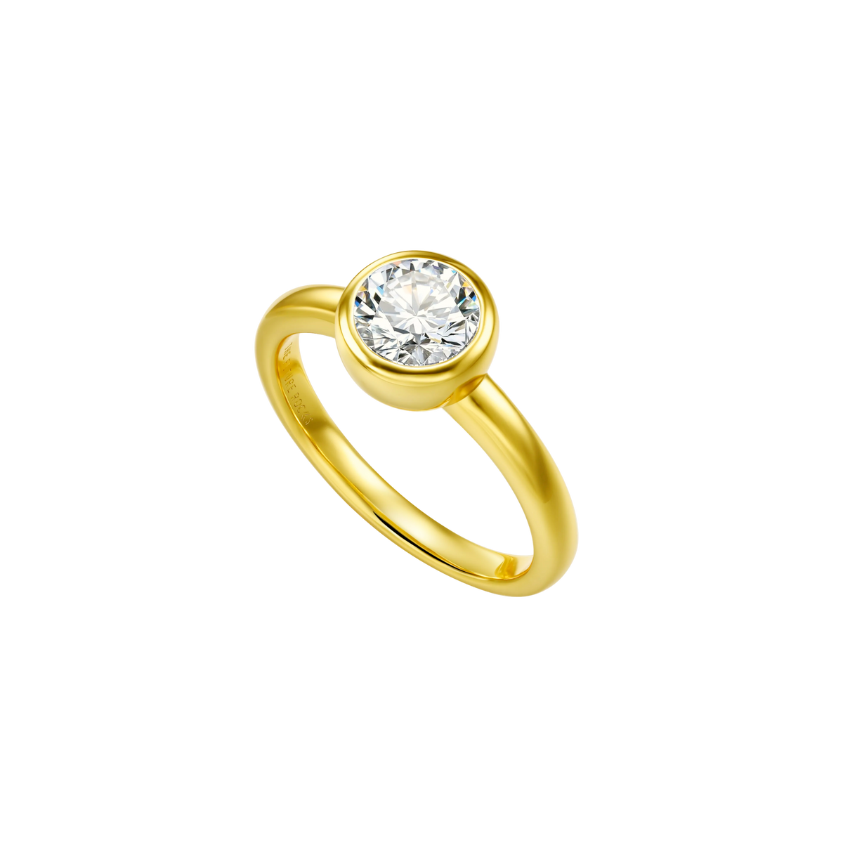 Bubble ring 1ct - Bezel Set Diamond Ring - The Future Rocks - 5