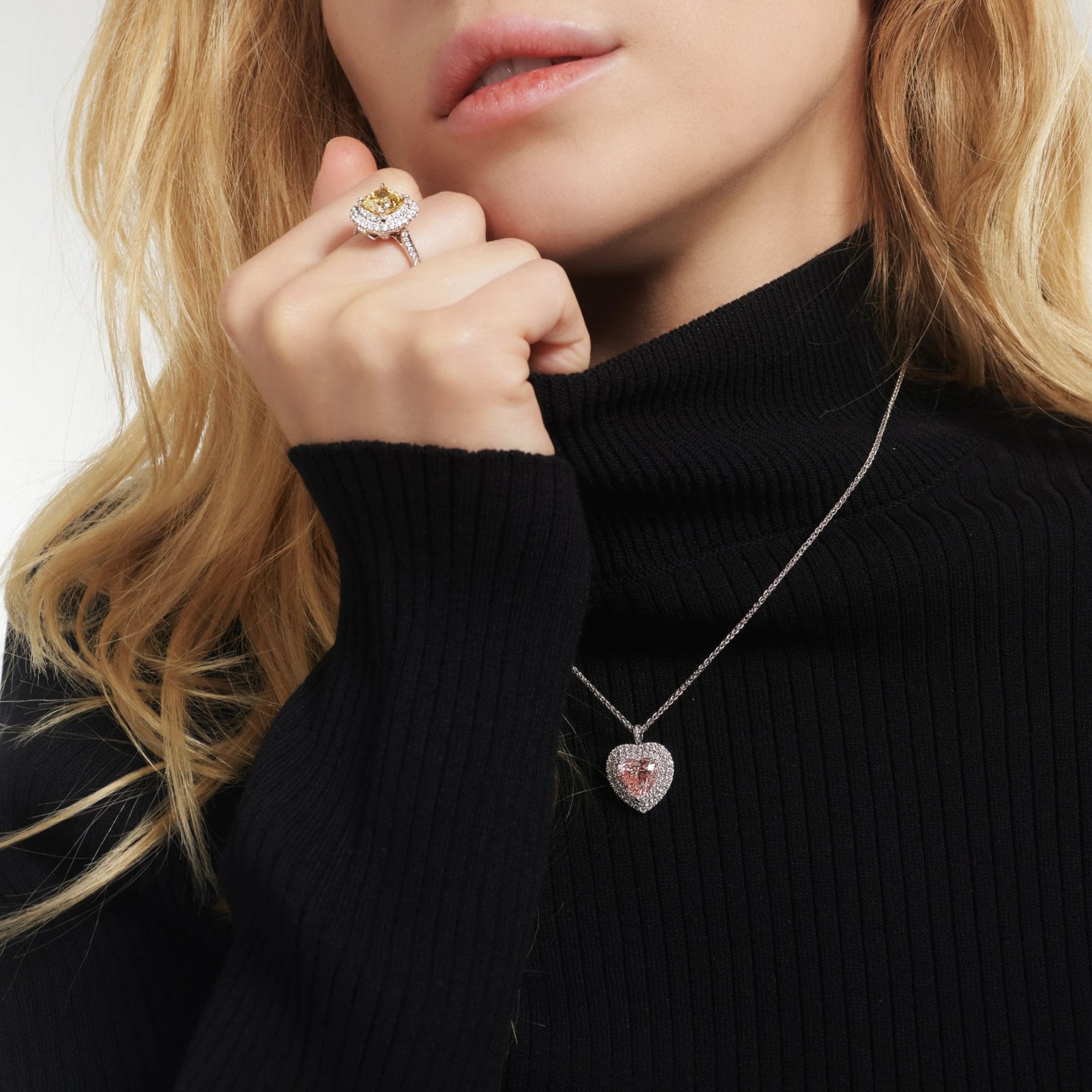 Wonder Rock - Heart - 3ct Lab-Grown Diamond Ring Heart Cut IGI Certified - The Future Rocks - 4