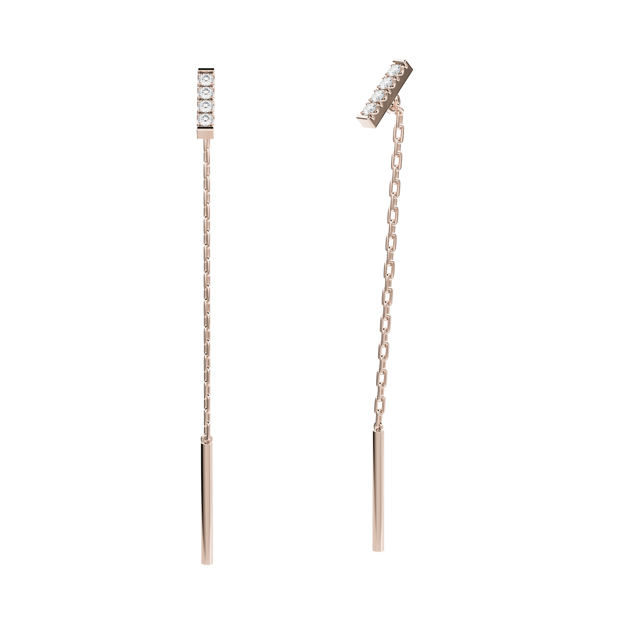 Victoria drop earrings - Victoria Diamond Drop Earrings - The Future Rocks - 1