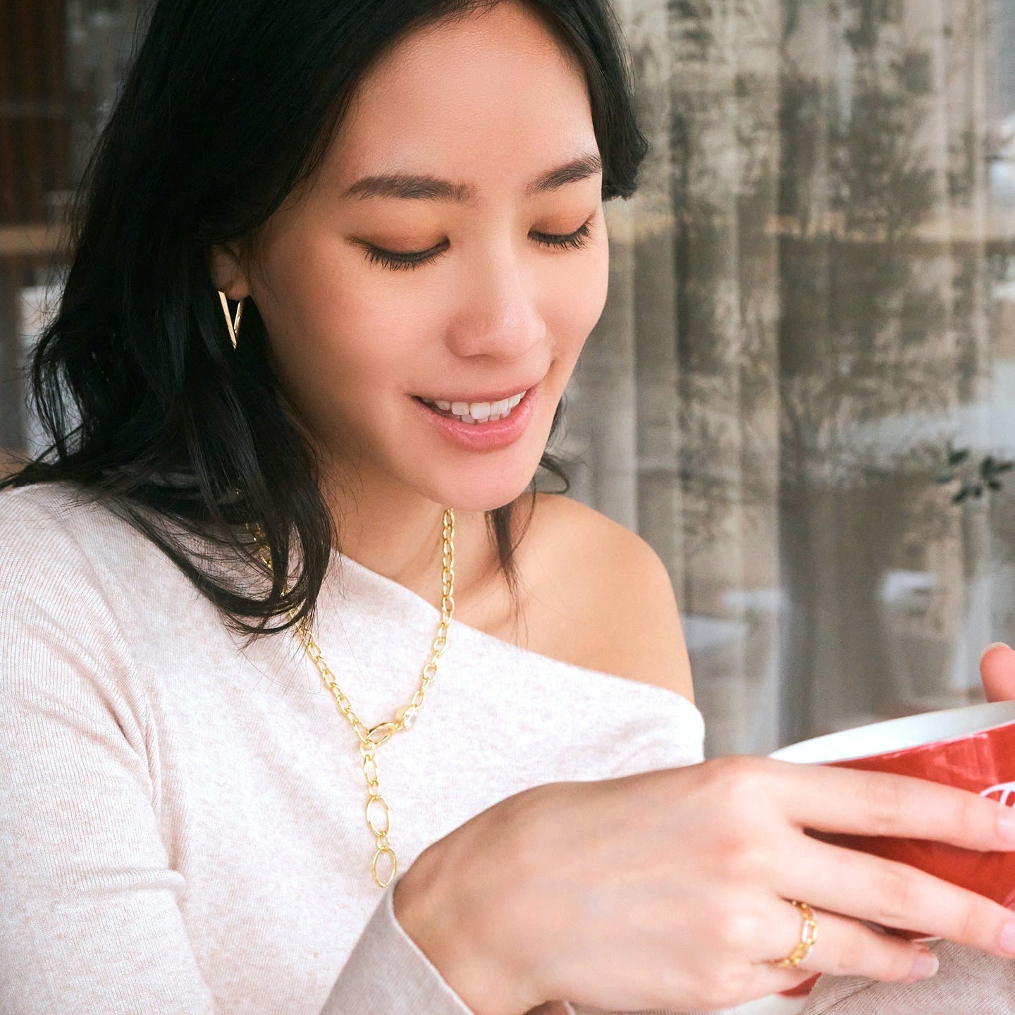 Hera lariat necklace - Cable Chain Necklace - Lariat - The Future Rocks - 3