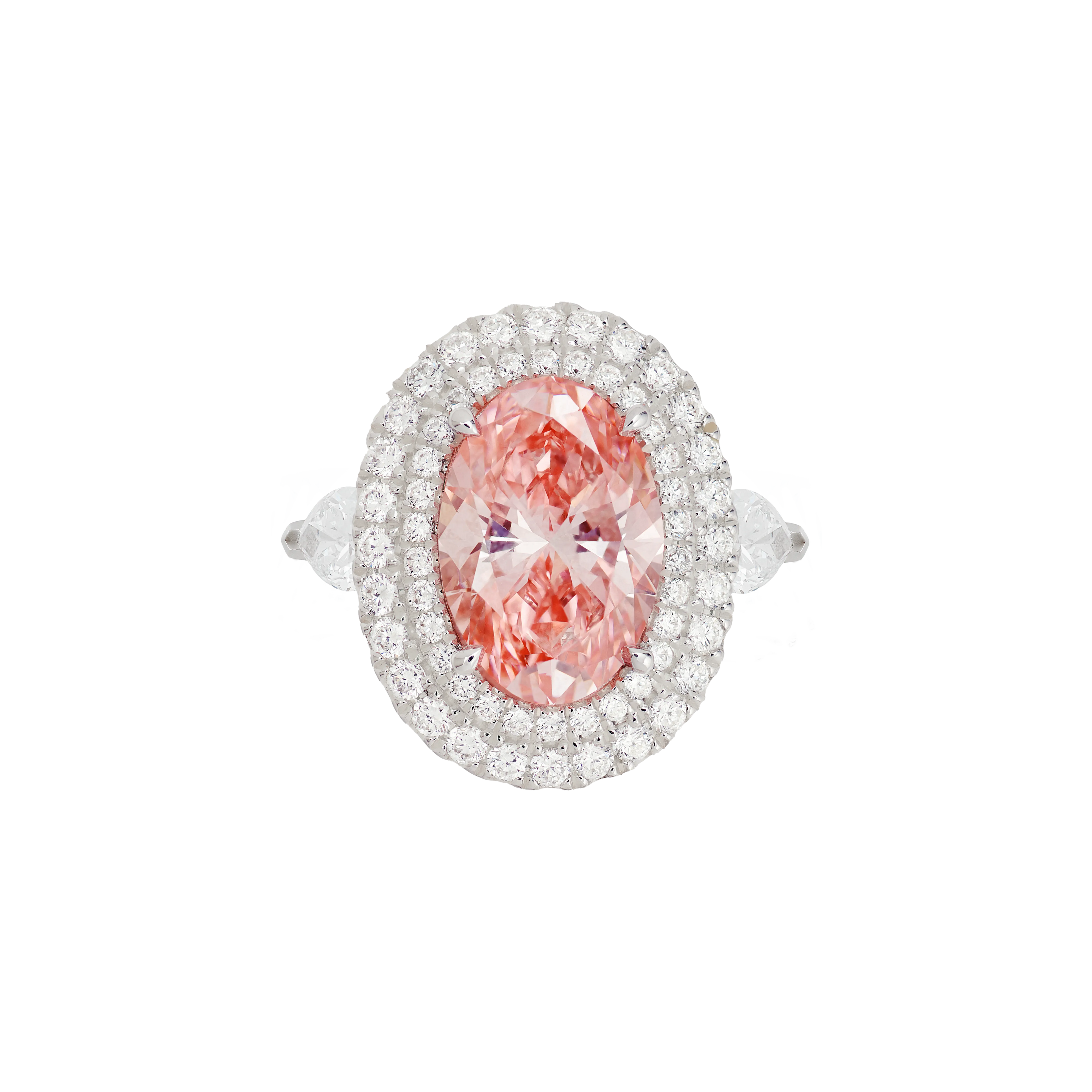 Wonder Rock - Oval - 3ct Lab-Grown Diamond Ring Oval Cut IGI Certified - The Future Rocks - 1