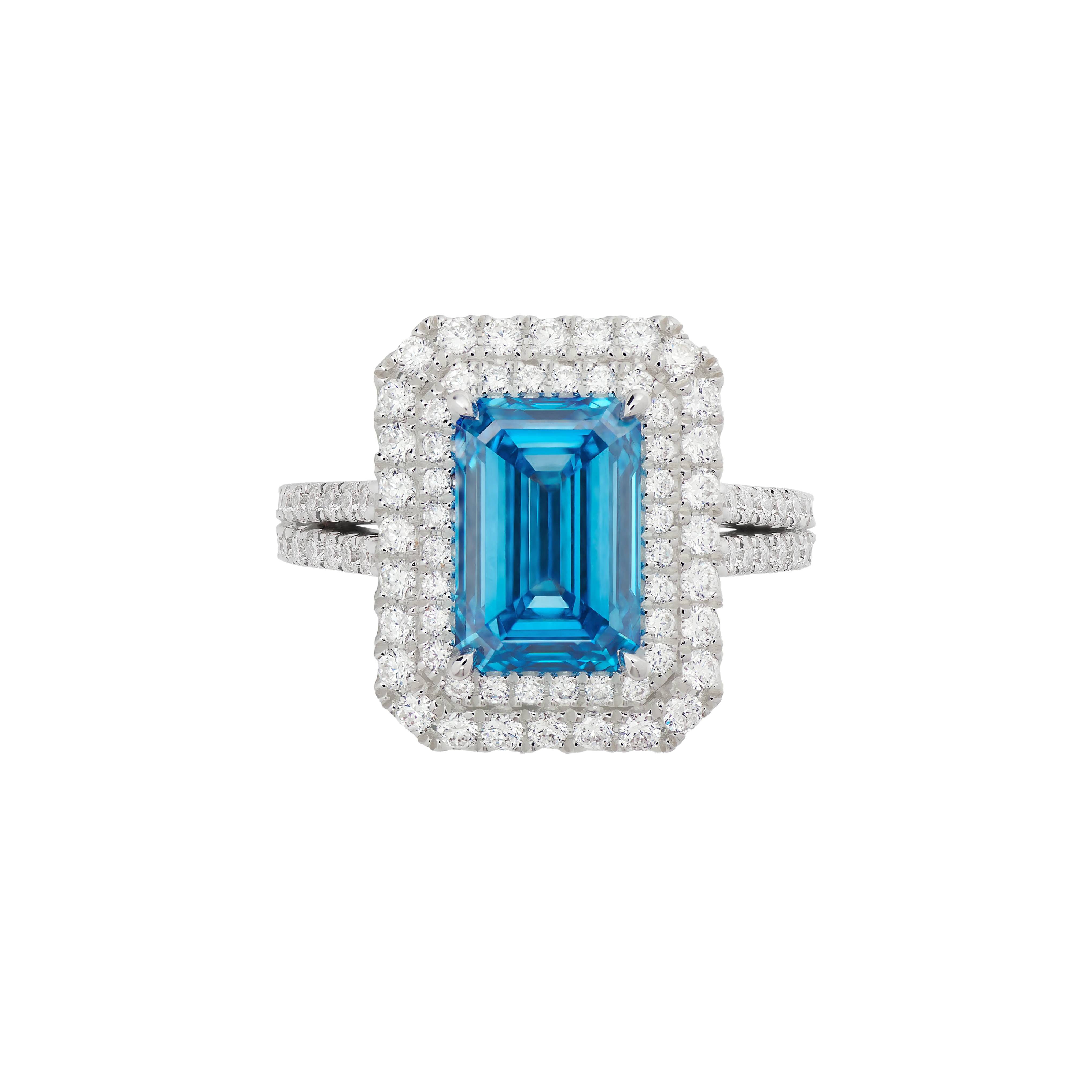 Wonder Rock - Emerald - 3ct Lab-Grown Diamond Ring Emerald Cut IGI Certified - The Future Rocks - 1