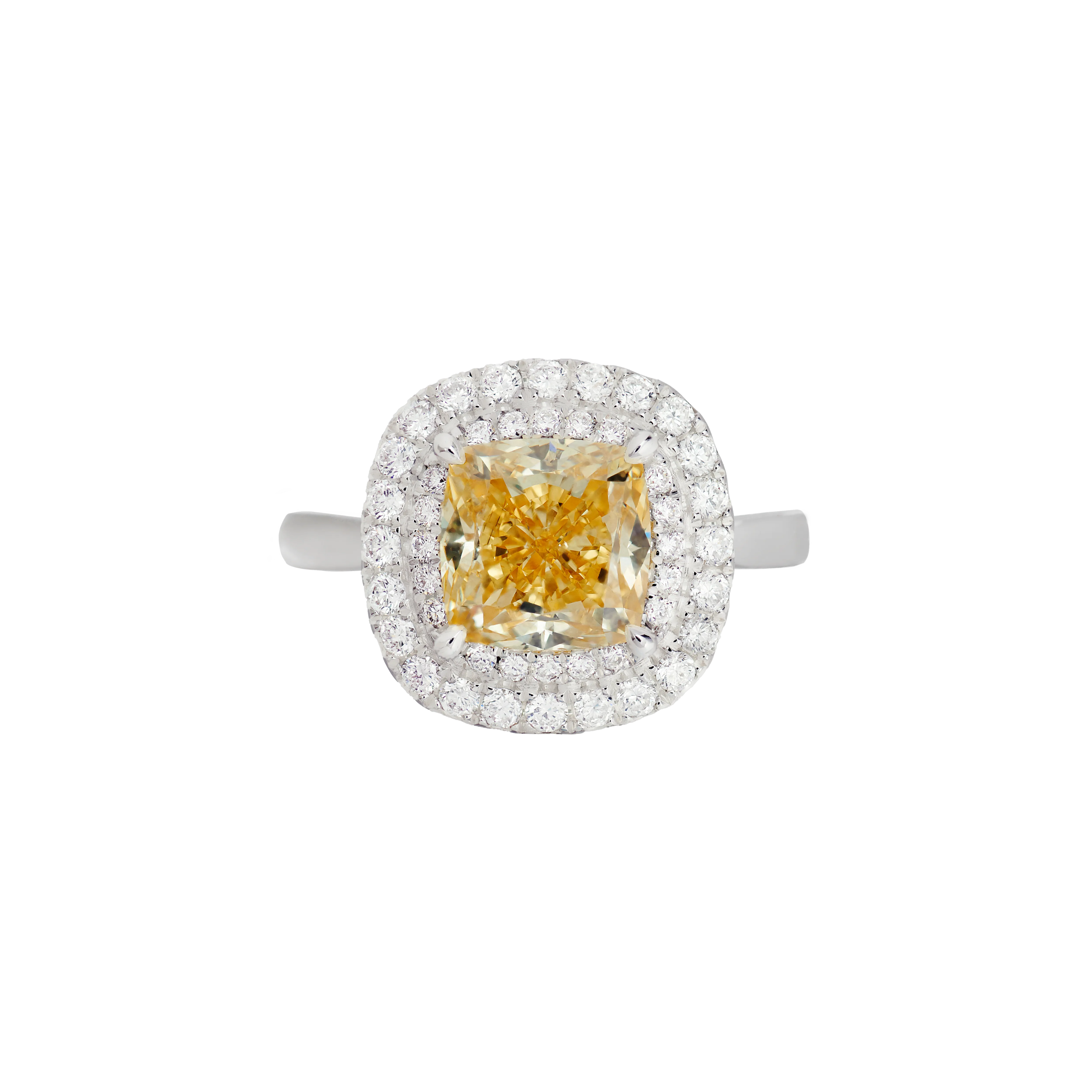 Wonder Rock - Cushion - 3ct Lab-Grown Diamond Ring Cushion Cut IGI Certified - The Future Rocks - 1