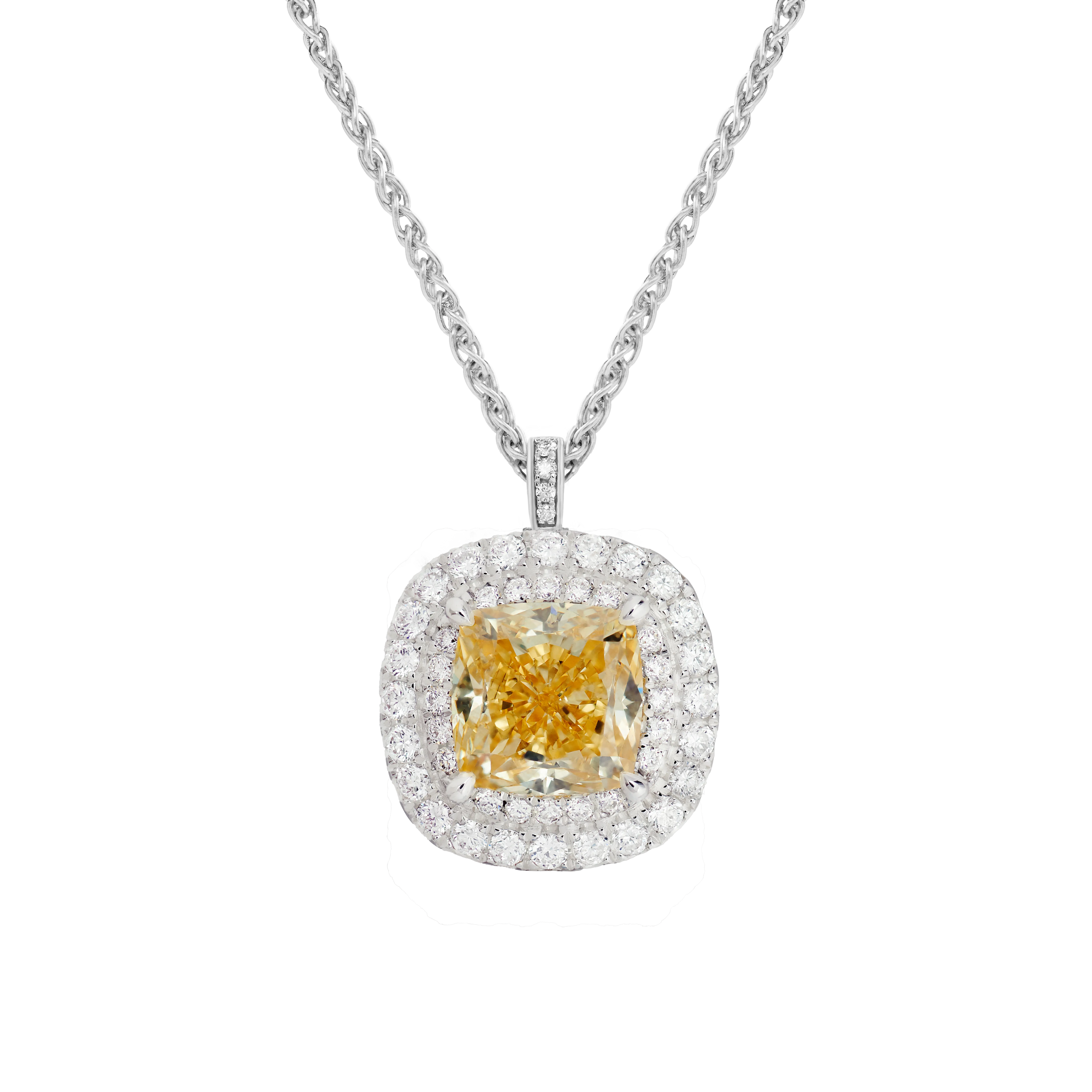 Wonder Rock - Cushion - 3ct Lab-Grown Diamond Ring Cushion Cut IGI Certified - The Future Rocks - 3