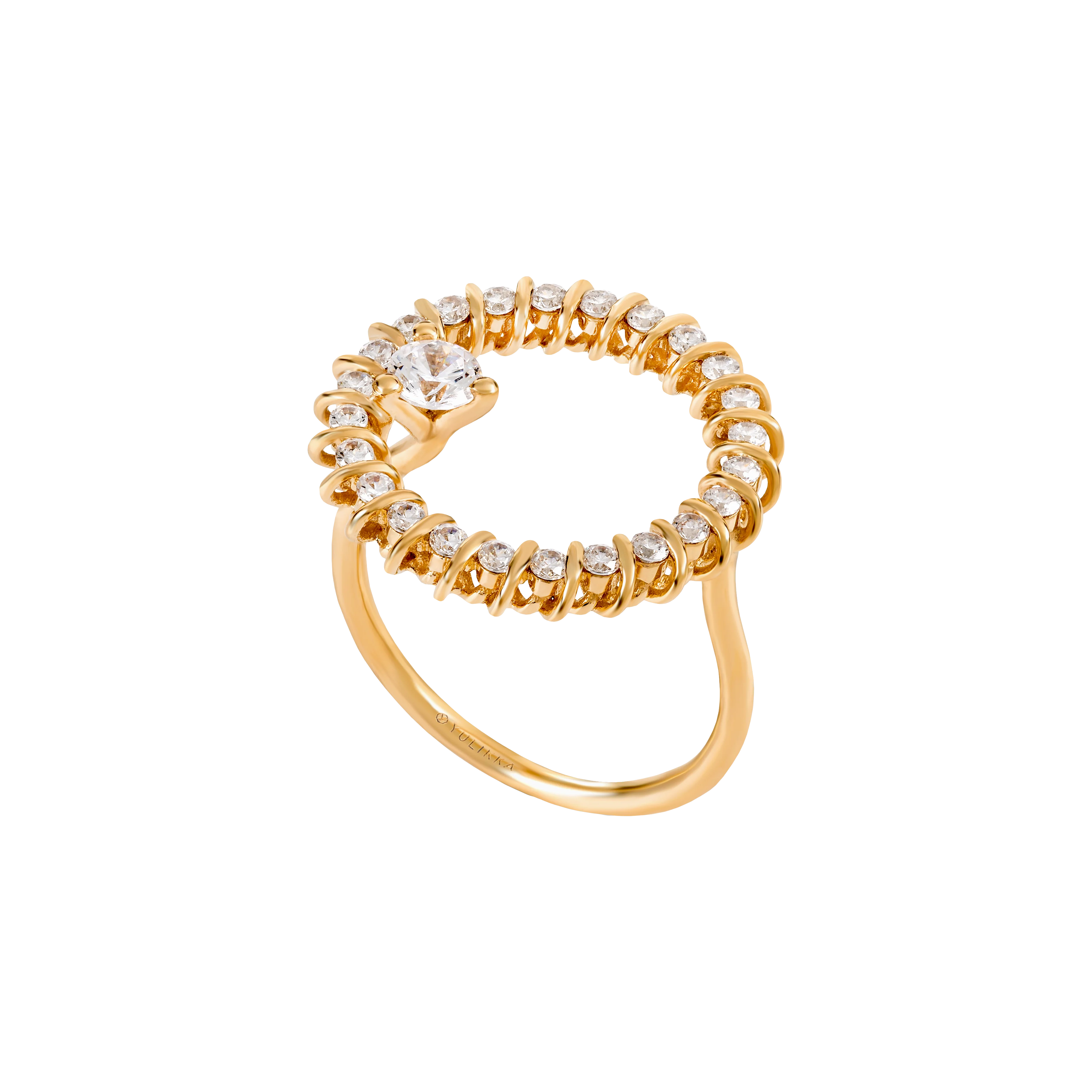 Gaia spiral ring - Gaia Gold Spiral Ring - The Future Rocks - 1