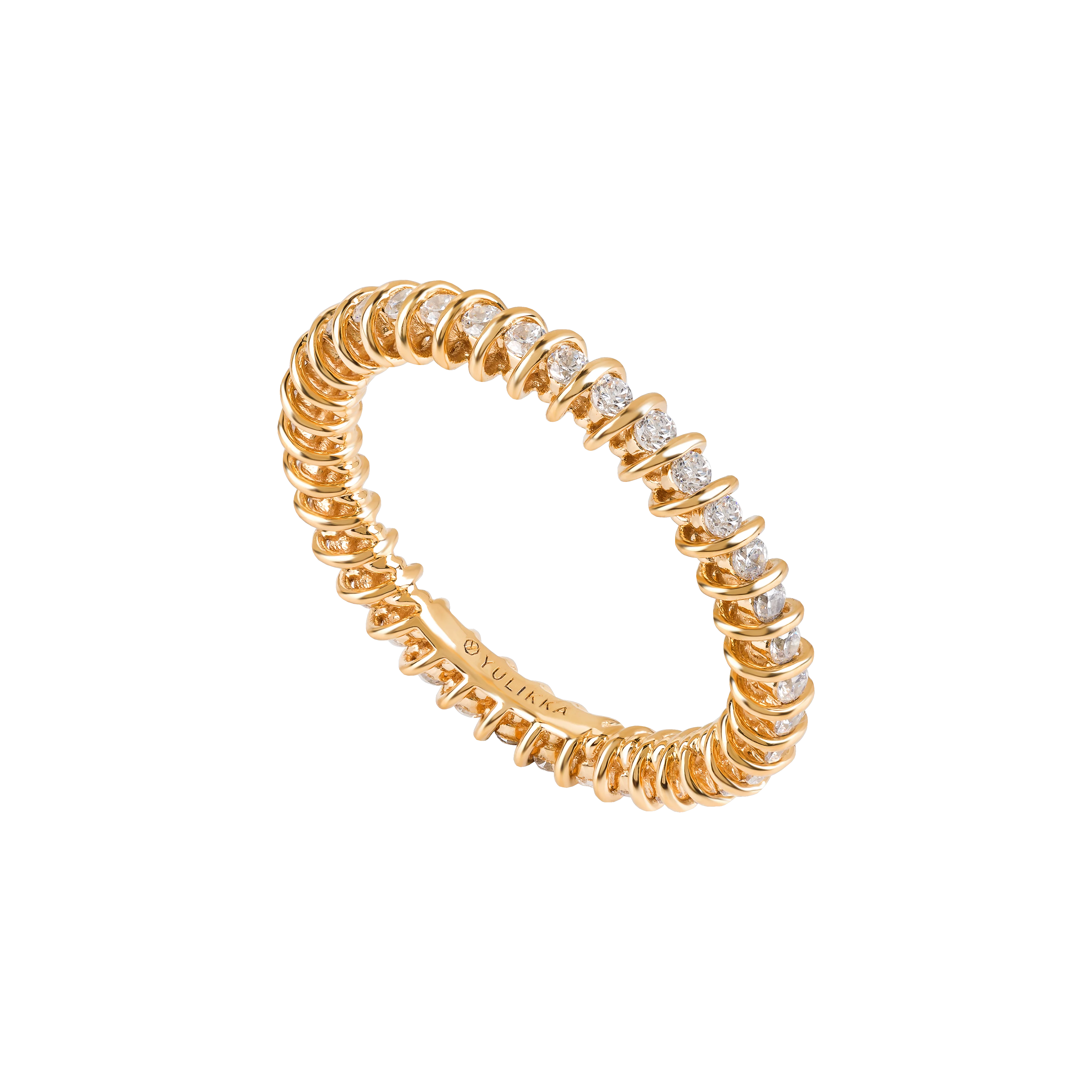 Life signature spiral ringâ„¢ - Gold Spiral Ring - The Future Rocks - 1