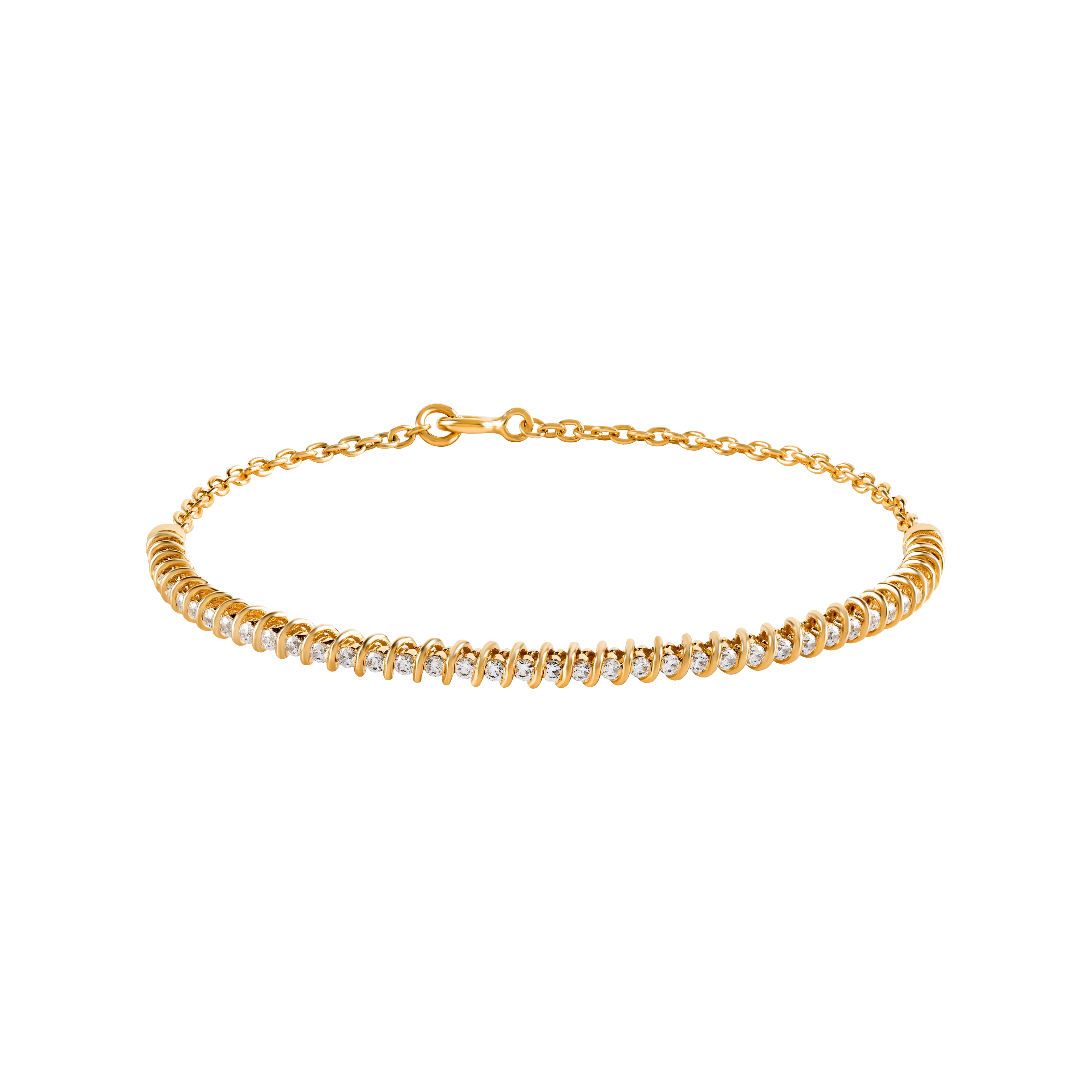 Mirage spiral bracelet - Gold Spiral Bracelet - The Future Rocks - 1