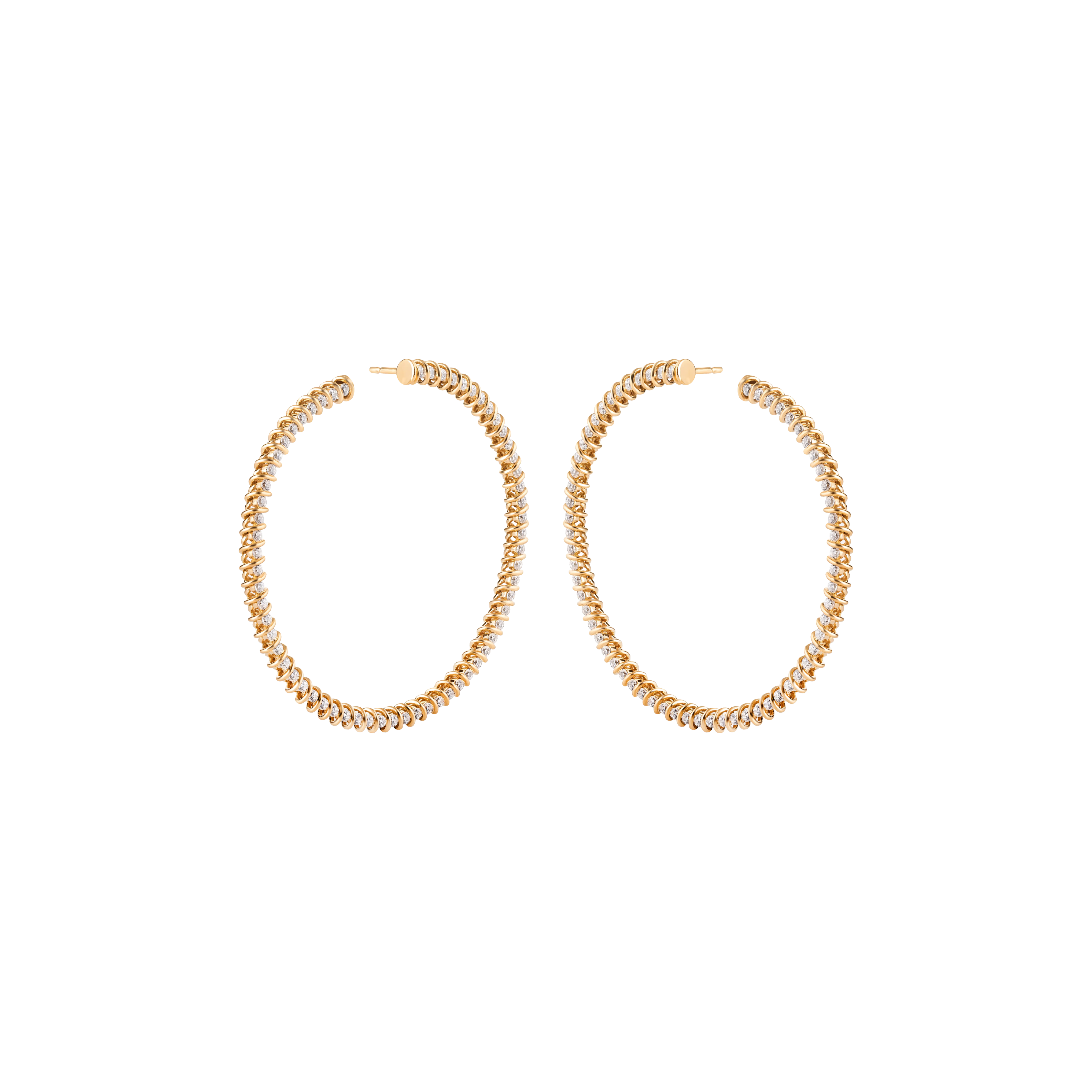 Luna spiral earrings - Luna Gold Spiral Earrings - The Future Rocks - 1