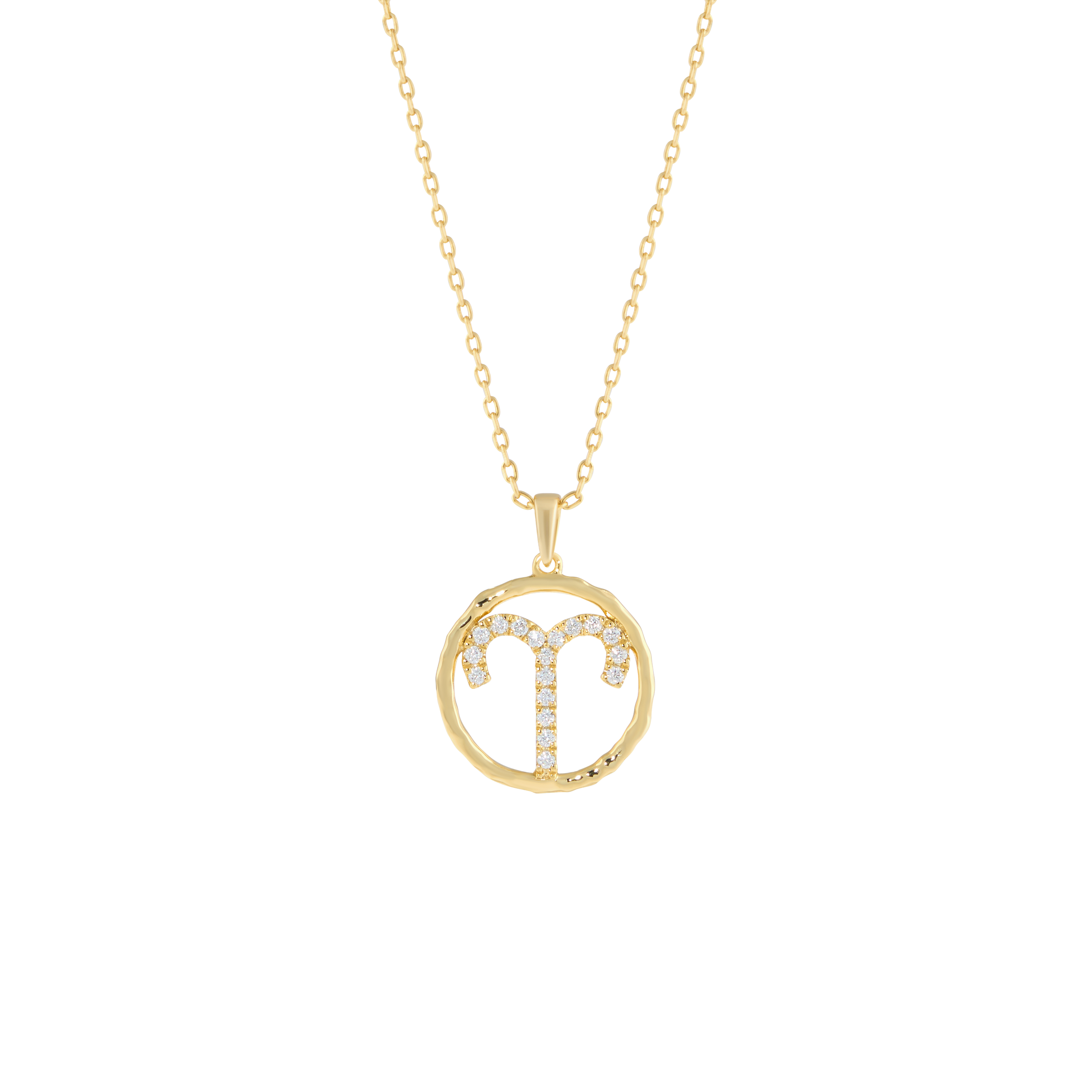 Aries medallion pendant necklace - Aries Zodiac Pendant Necklace - The Future Rocks - 1