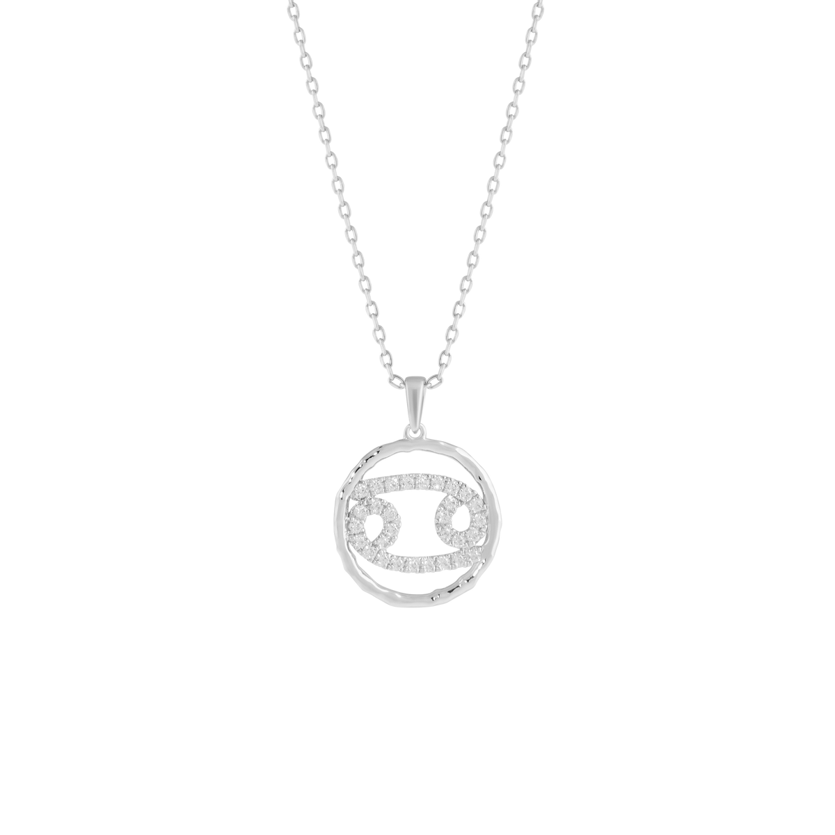 Cancer medallion pendant necklace - Cancer Zodiac Pendant Necklace - The Future Rocks - 3