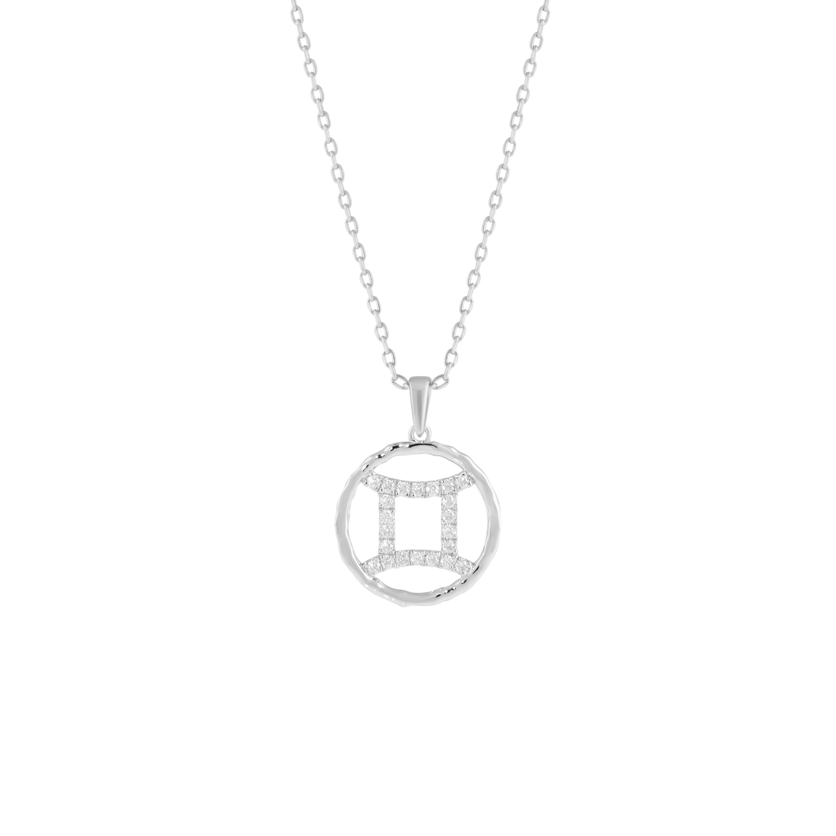 Gemini medallion pendant necklace - Gemini Zodiac Pendant Necklace - The Future Rocks - 3