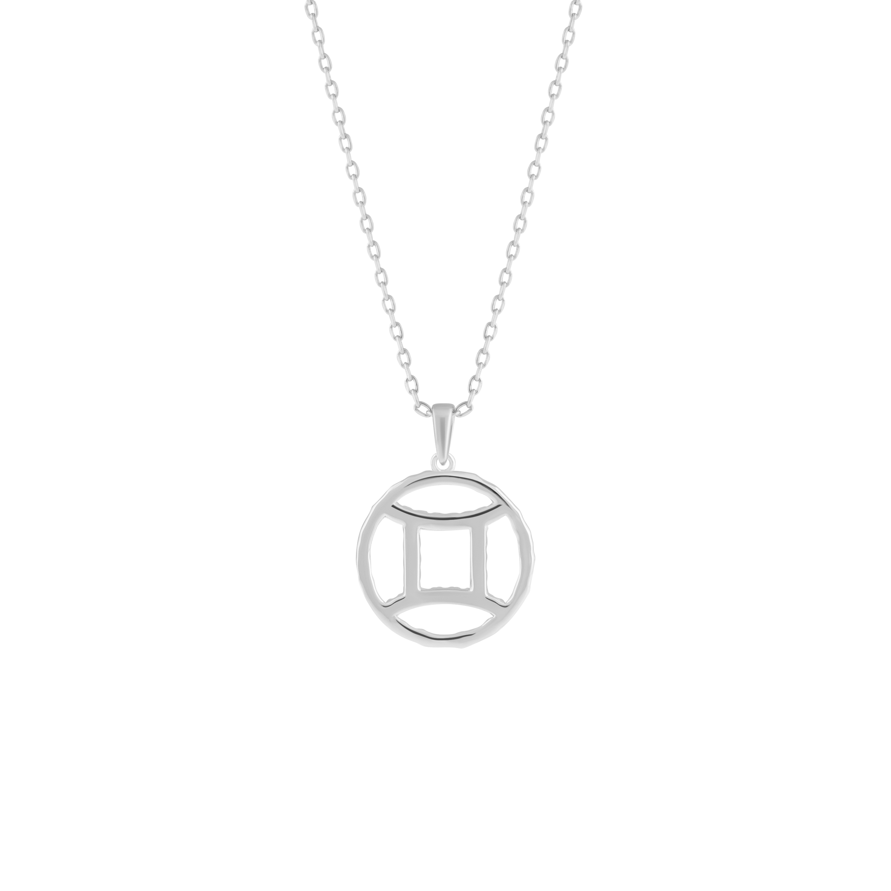 Gemini medallion pendant necklace - Gemini medallion pendant necklace - The Future Rocks - 5