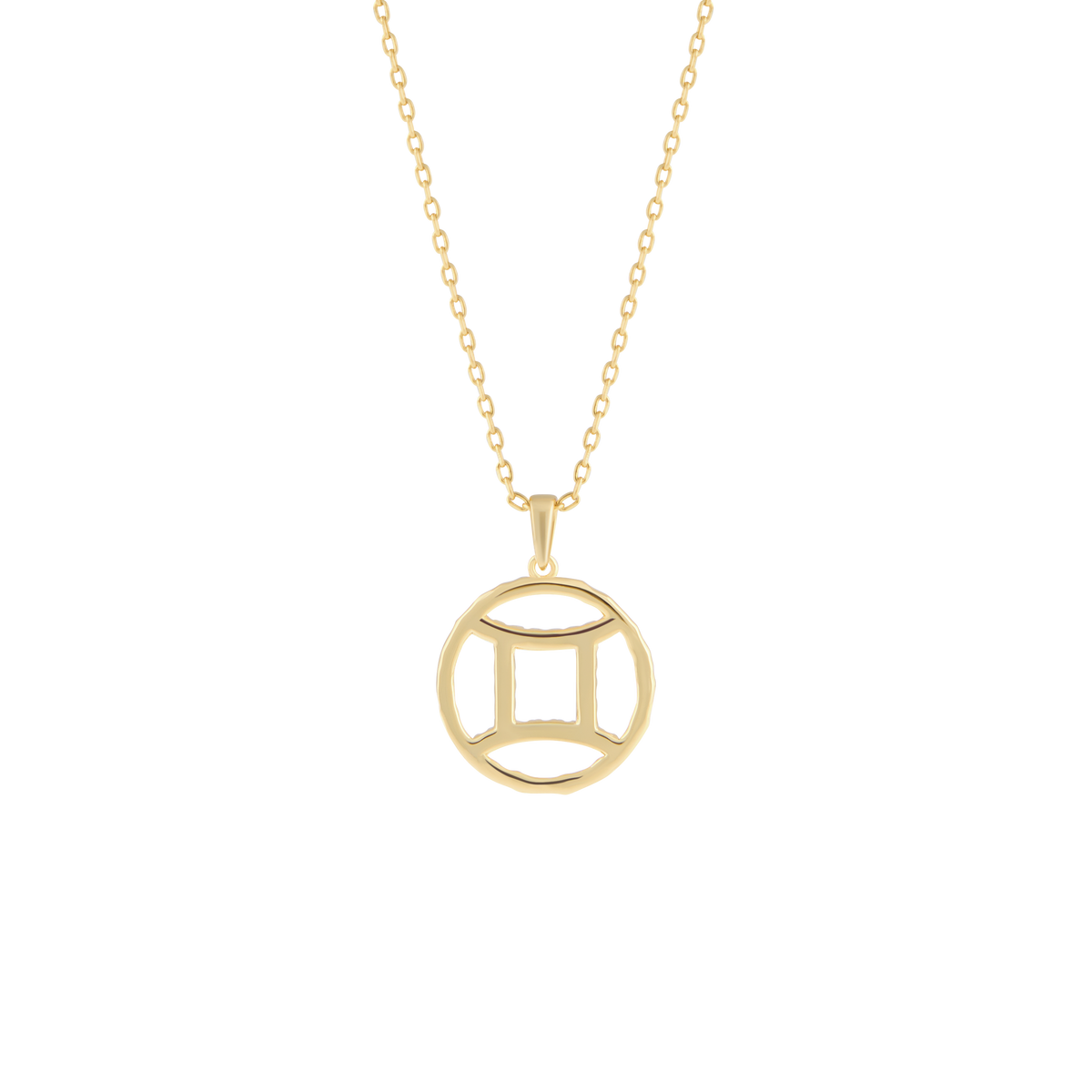Gemini medallion pendant necklace - Gemini Zodiac Pendant Necklace - The Future Rocks - 4