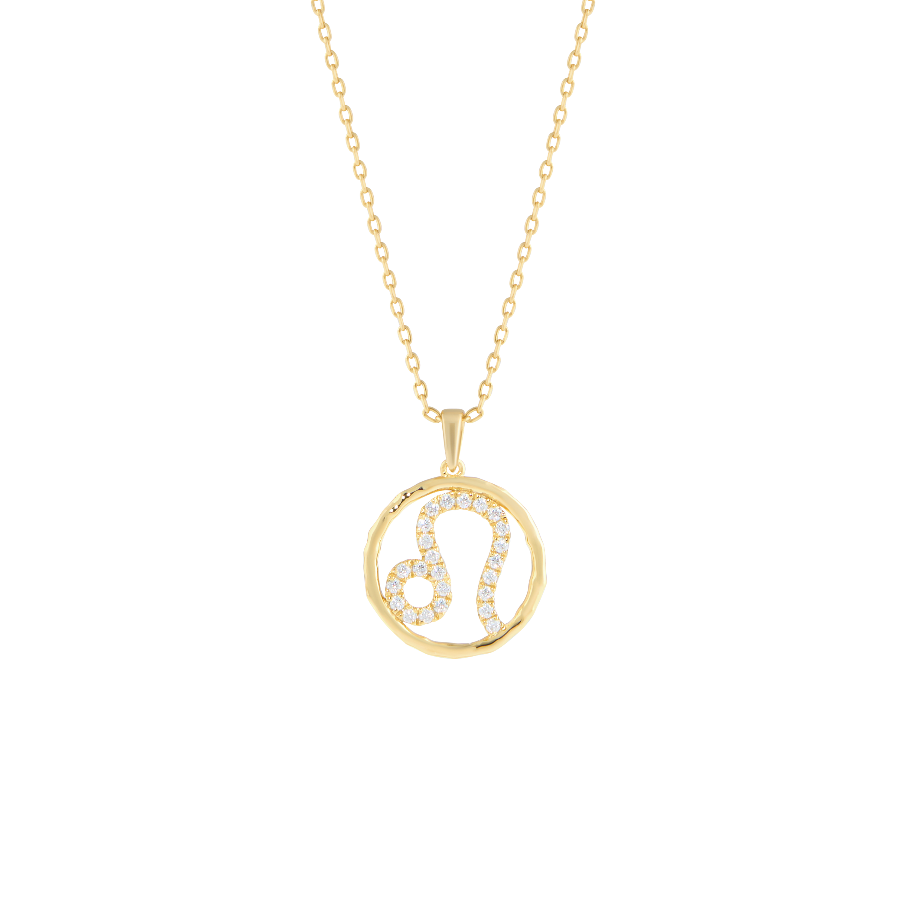 Leo medallion pendant necklace - Leo Zodiac Pendant Necklace - The Future Rocks - 1