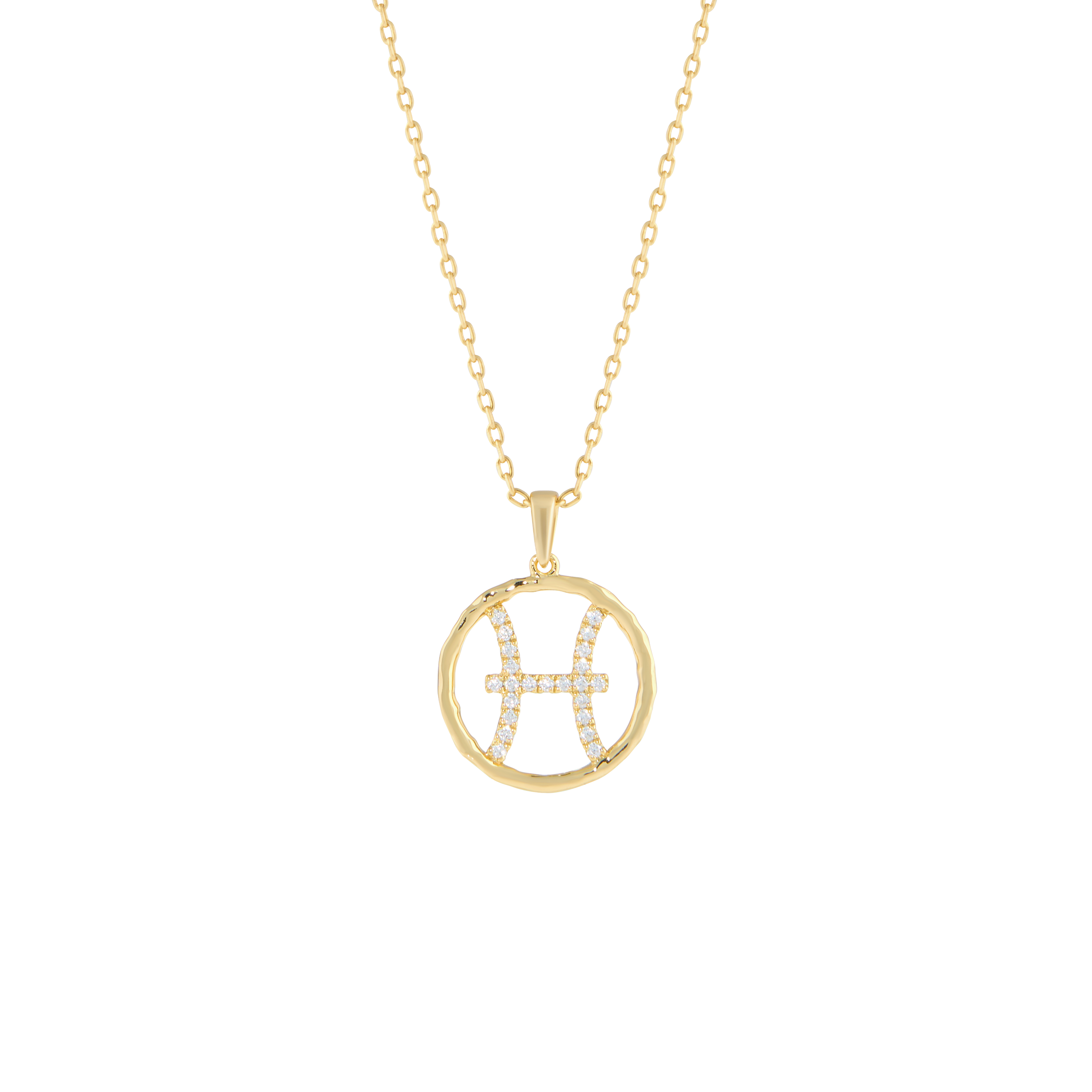 Pisces medallion pendant necklace - Pisces Zodiac Pendant Necklace - The Future Rocks - 1