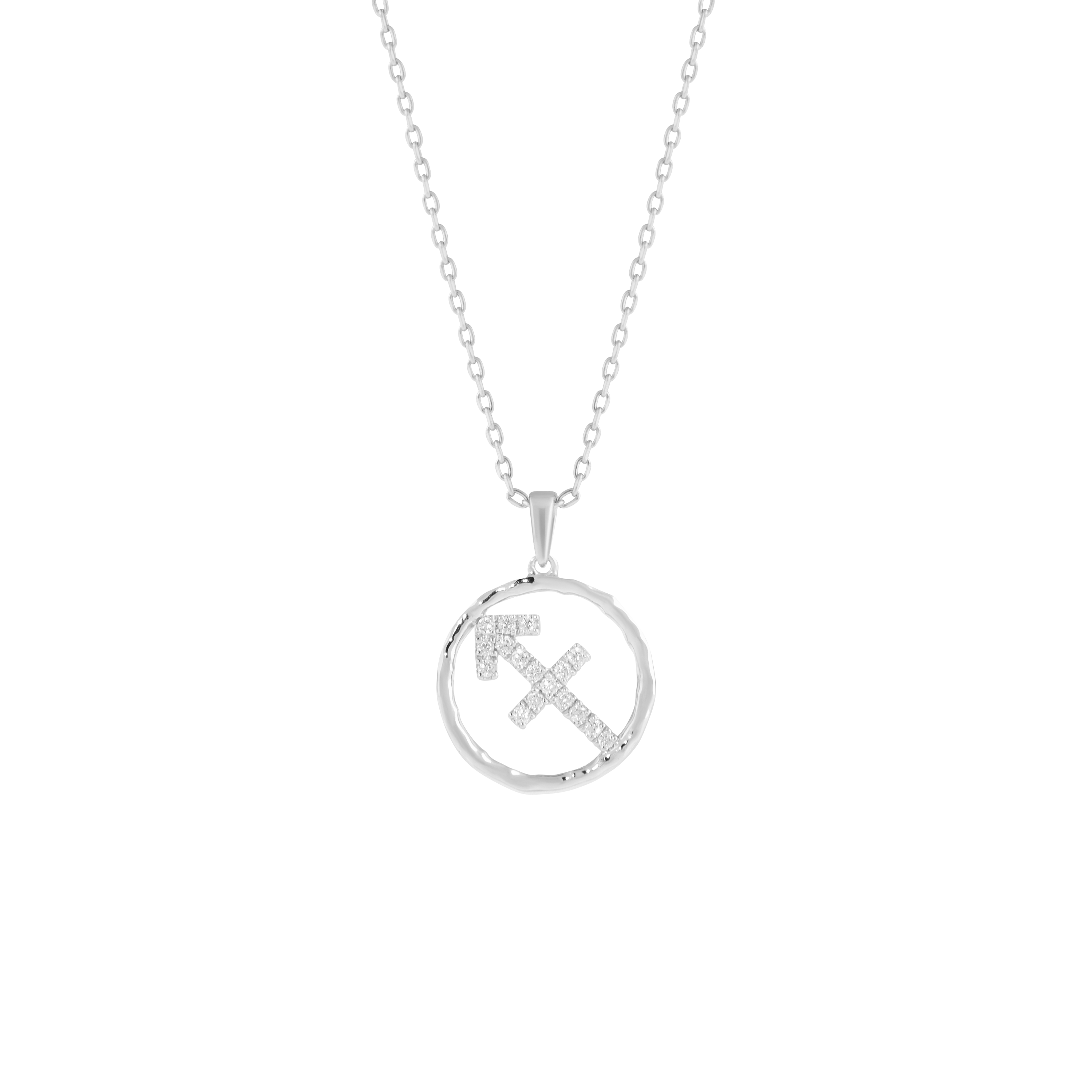 Sagittarius medallion pendant necklace - Sagittarius Zodiac Pendant Necklace - The Future Rocks - 3