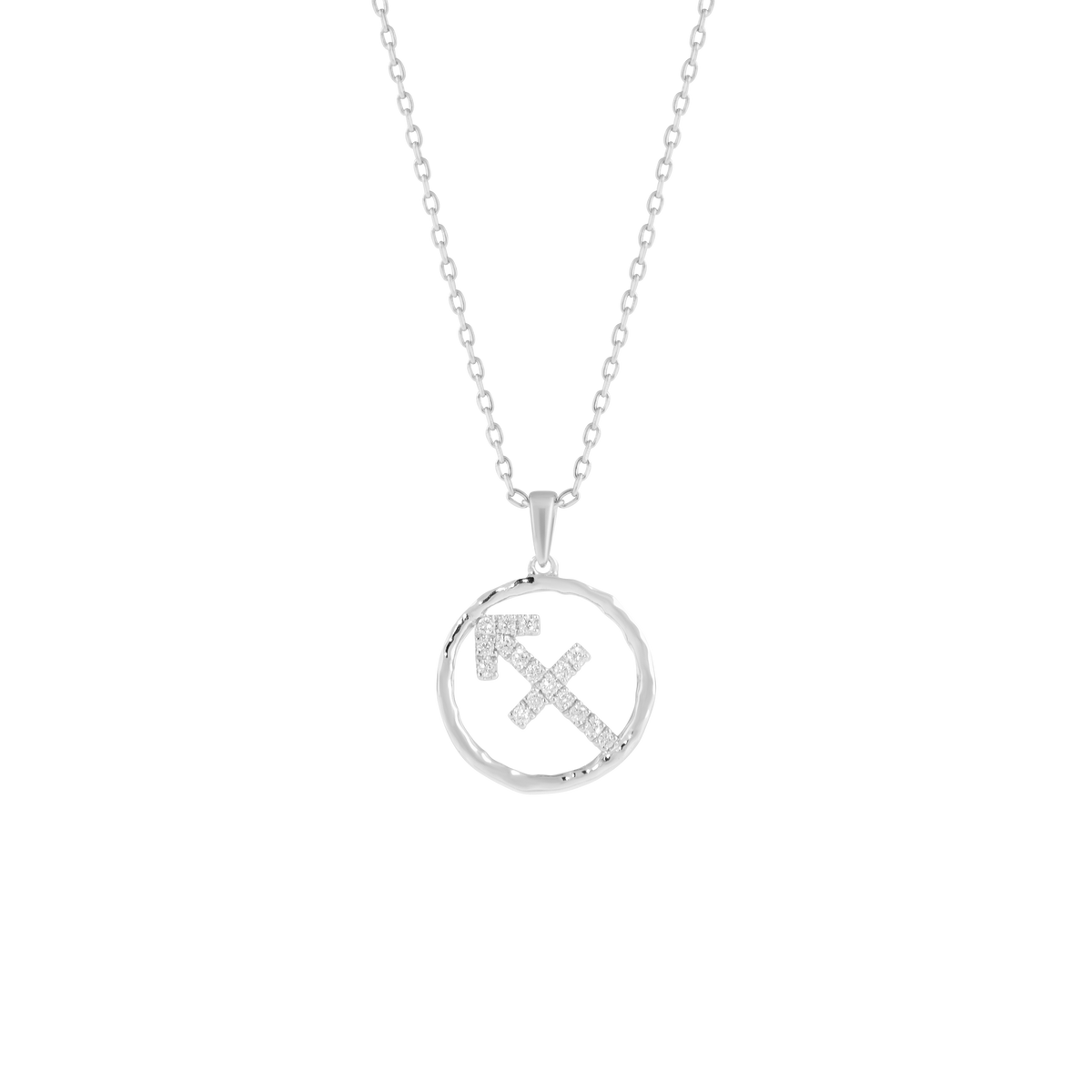 Sagittarius medallion pendant necklace - Sagittarius Zodiac Pendant Necklace - The Future Rocks - 3