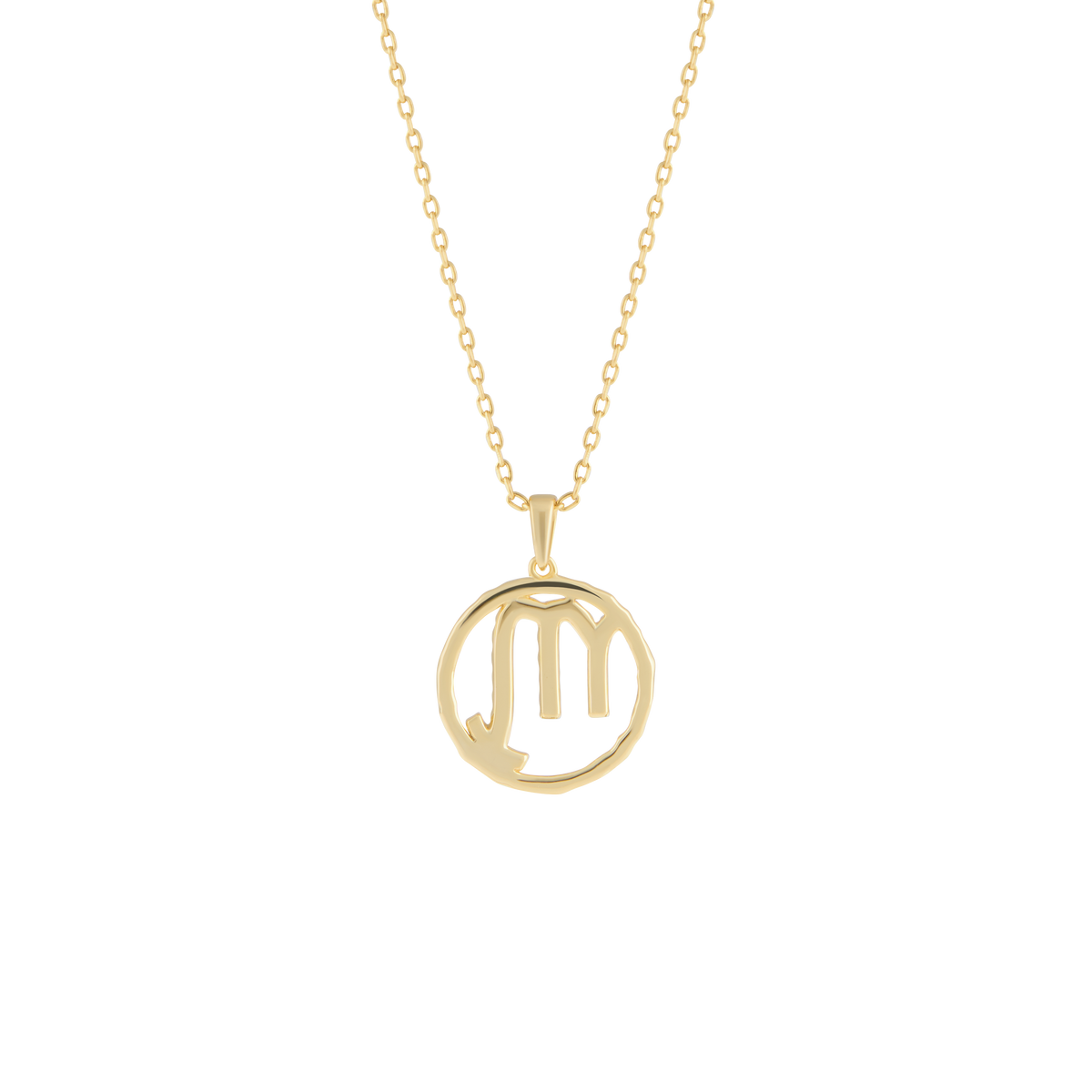 Scorpio medallion pendant necklace - Scorpio Zodiac Pendant Necklace - The Future Rocks - 4