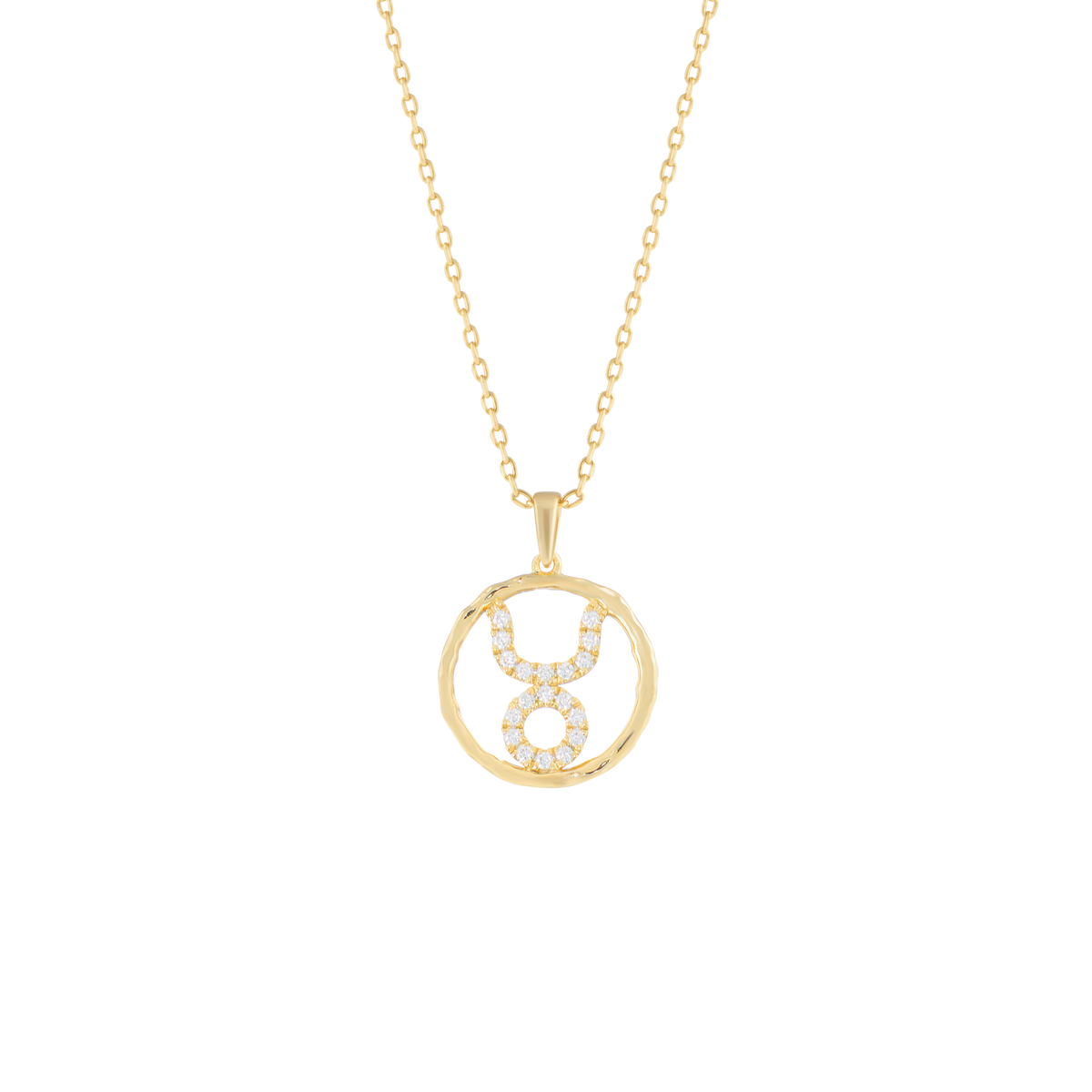 Taurus medallion pendant necklace - Taurus Zodiac Pendant Necklace - The Future Rocks - 1