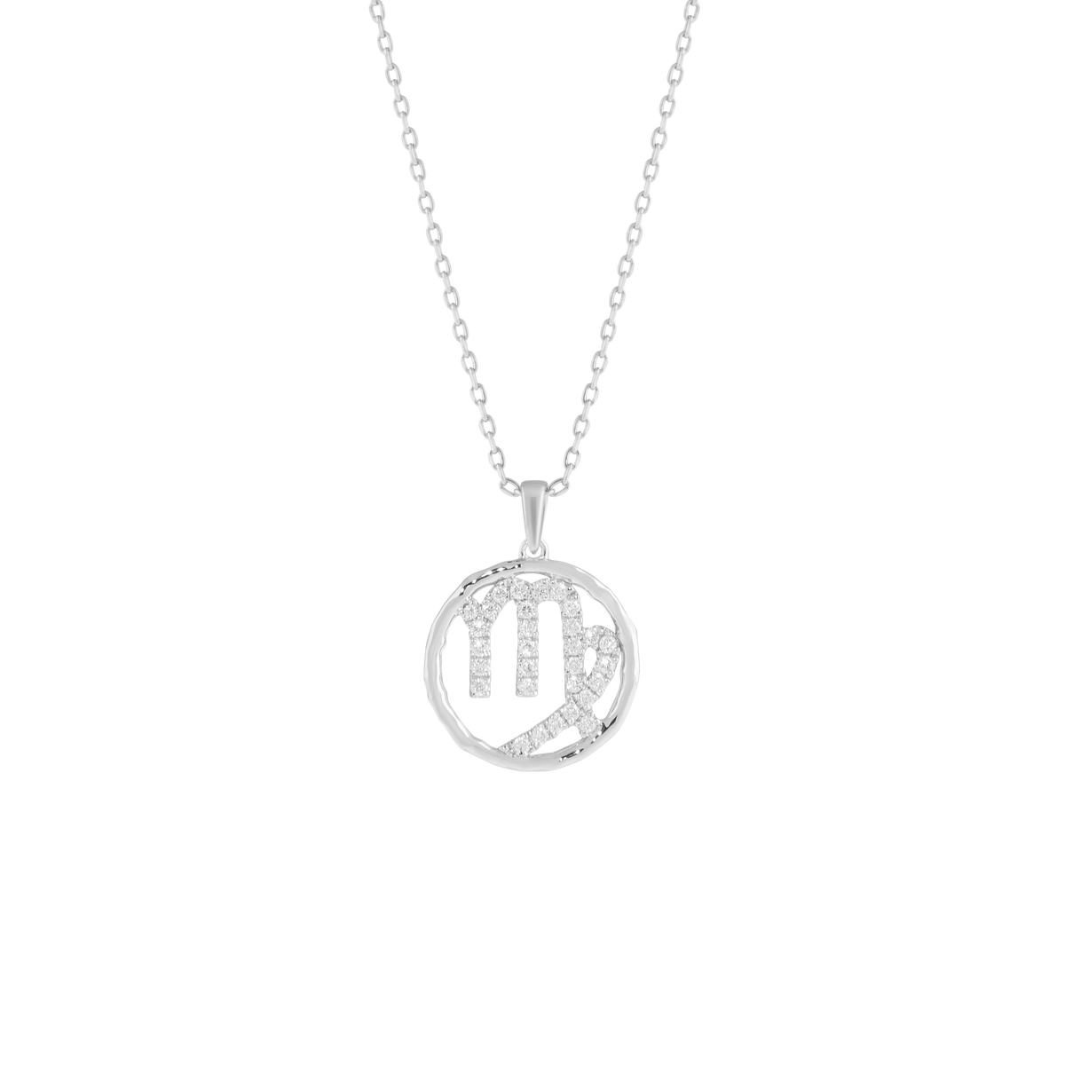 Virgo medallion pendant necklace - Virgo Zodiac Pendant Necklace - The Future Rocks - 3