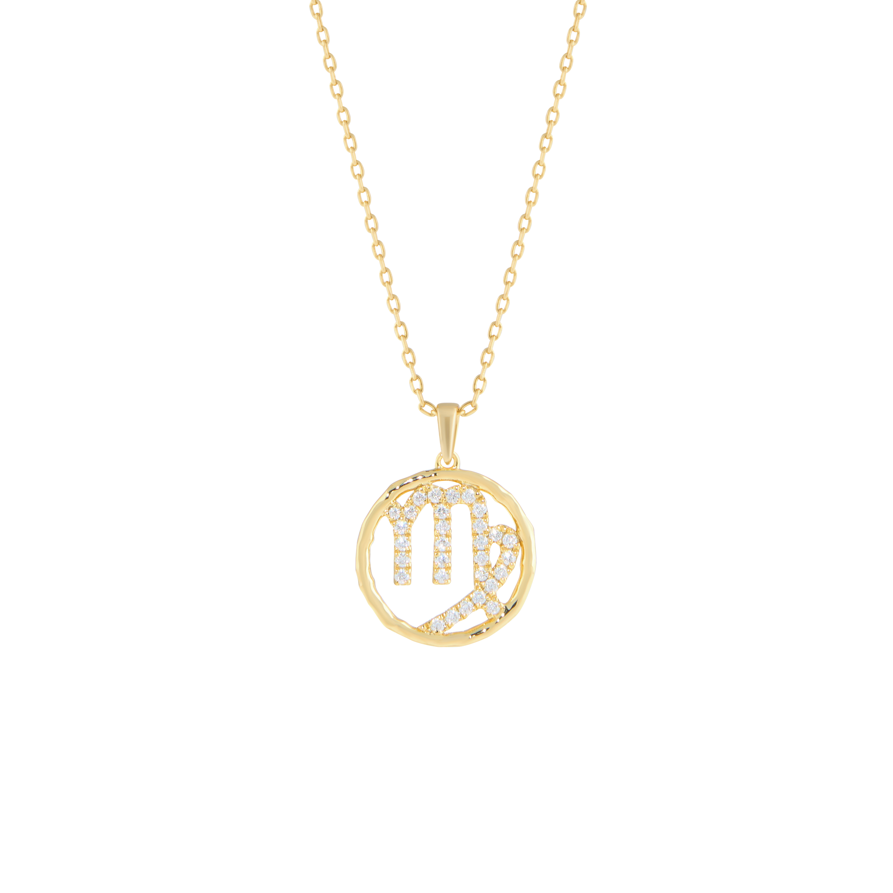 Virgo medallion pendant necklace - Virgo Zodiac Pendant Necklace - The Future Rocks - 1