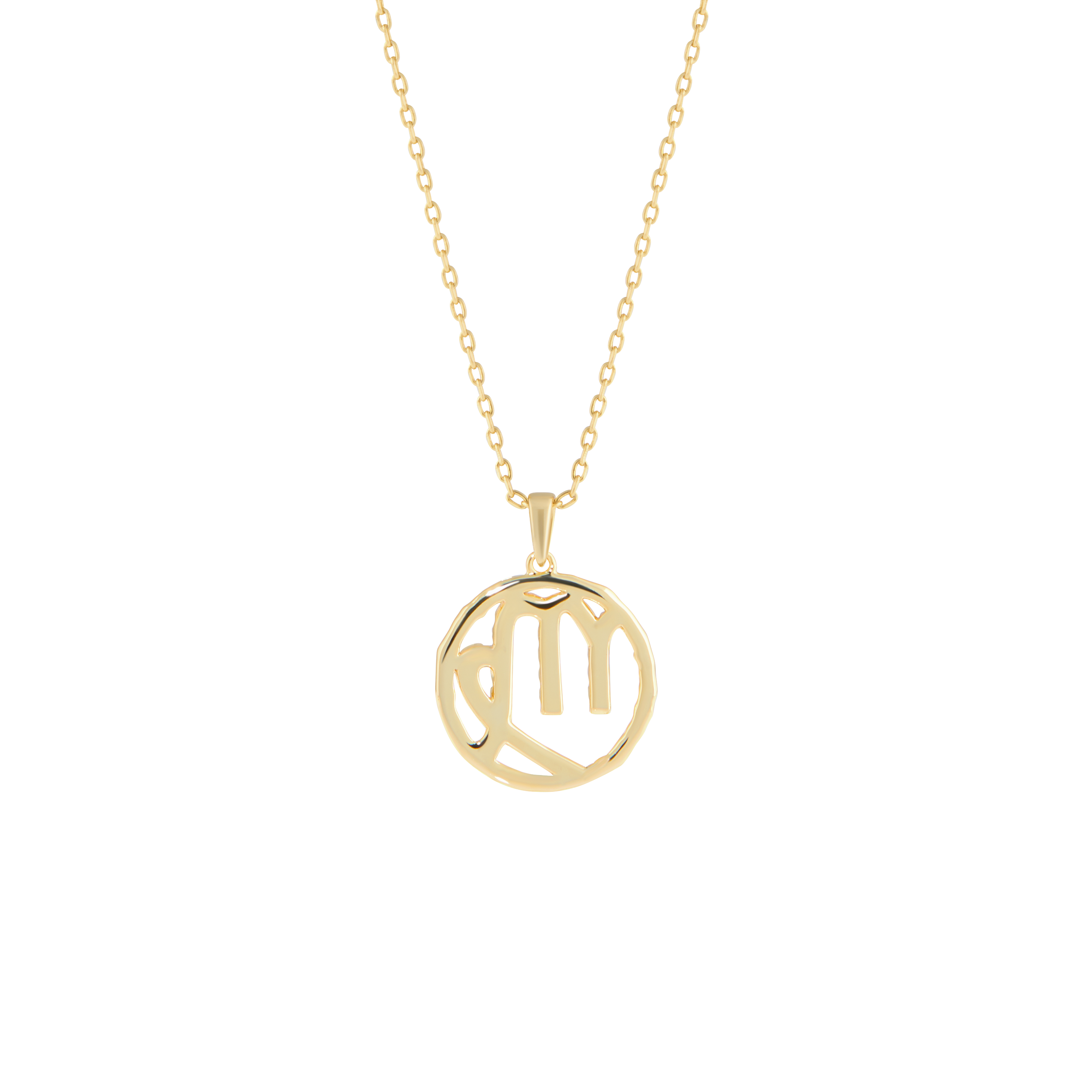 Virgo medallion pendant necklace - Virgo Zodiac Pendant Necklace - The Future Rocks - 4