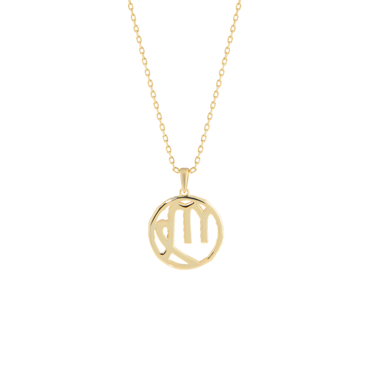 Virgo medallion pendant necklace - Virgo Zodiac Pendant Necklace - The Future Rocks - 4