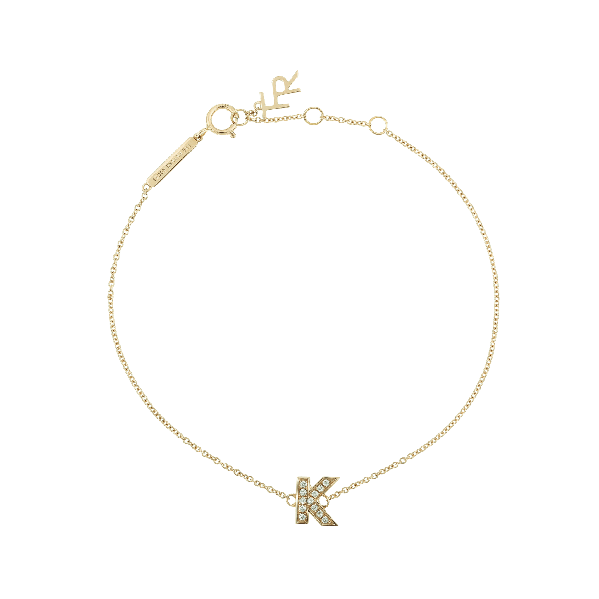 Alphabet LGD pendant bracelet - The Future Rocks