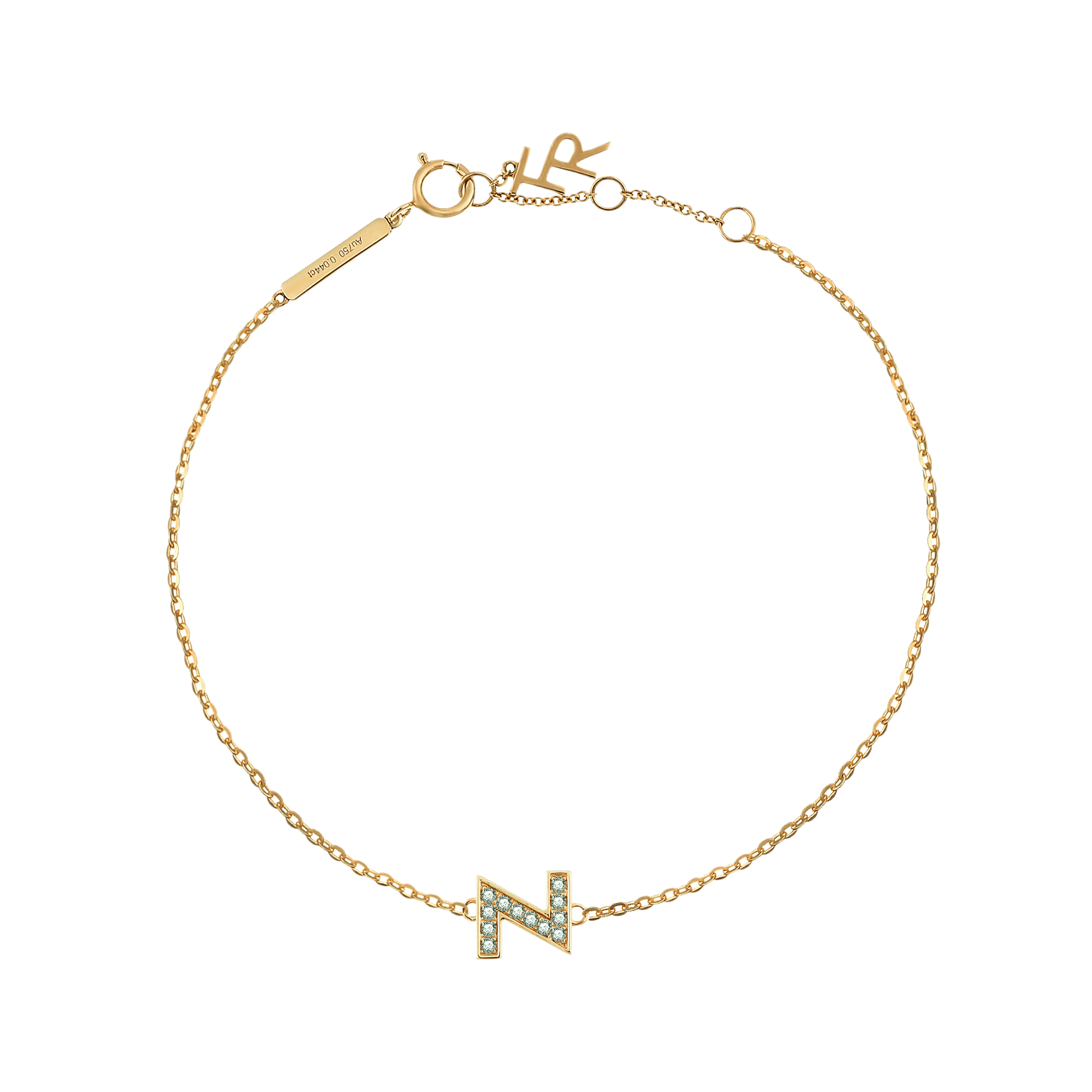 Alphabet LGD pendant bracelet