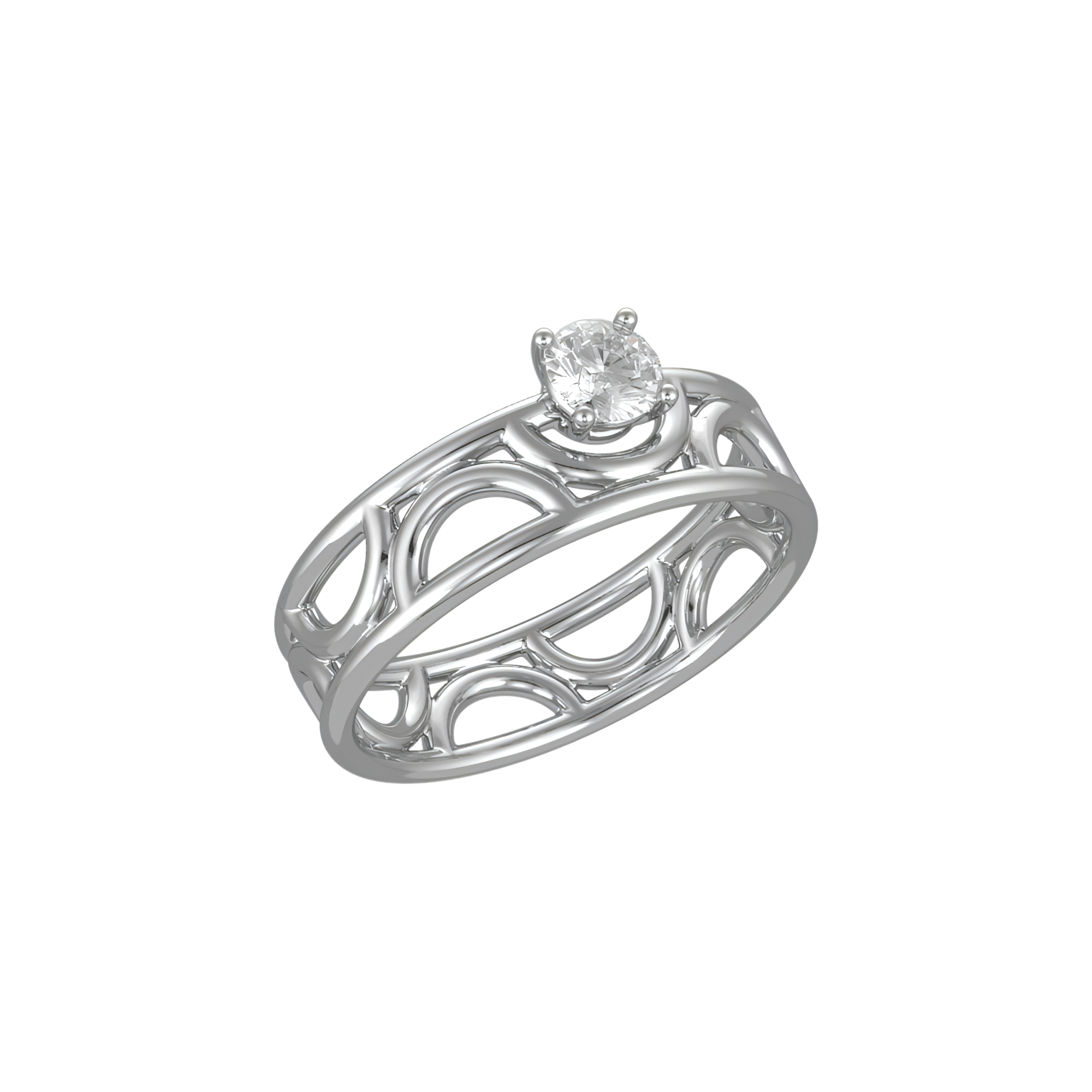 Amour perpétuel solitaire ring - Amour Perpétuel Solitaire Ring - The Future Rocks - 5