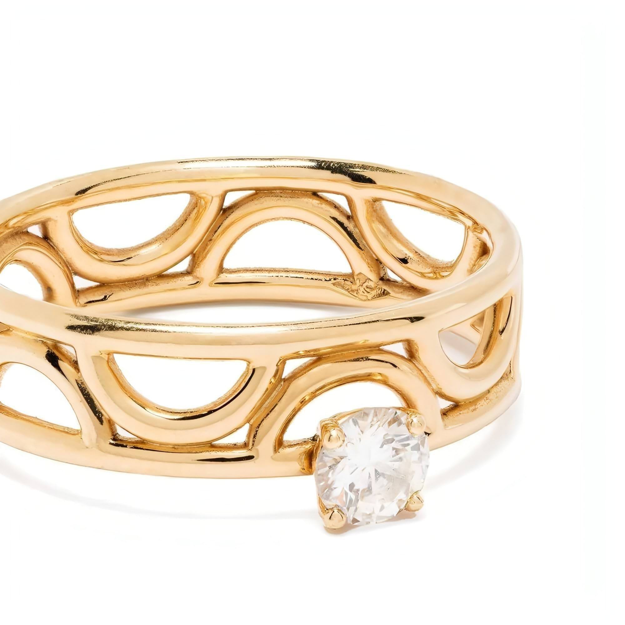 Amour perpétuel solitaire ring - Amour perpétuel solitaire ring - The Future Rocks - 9