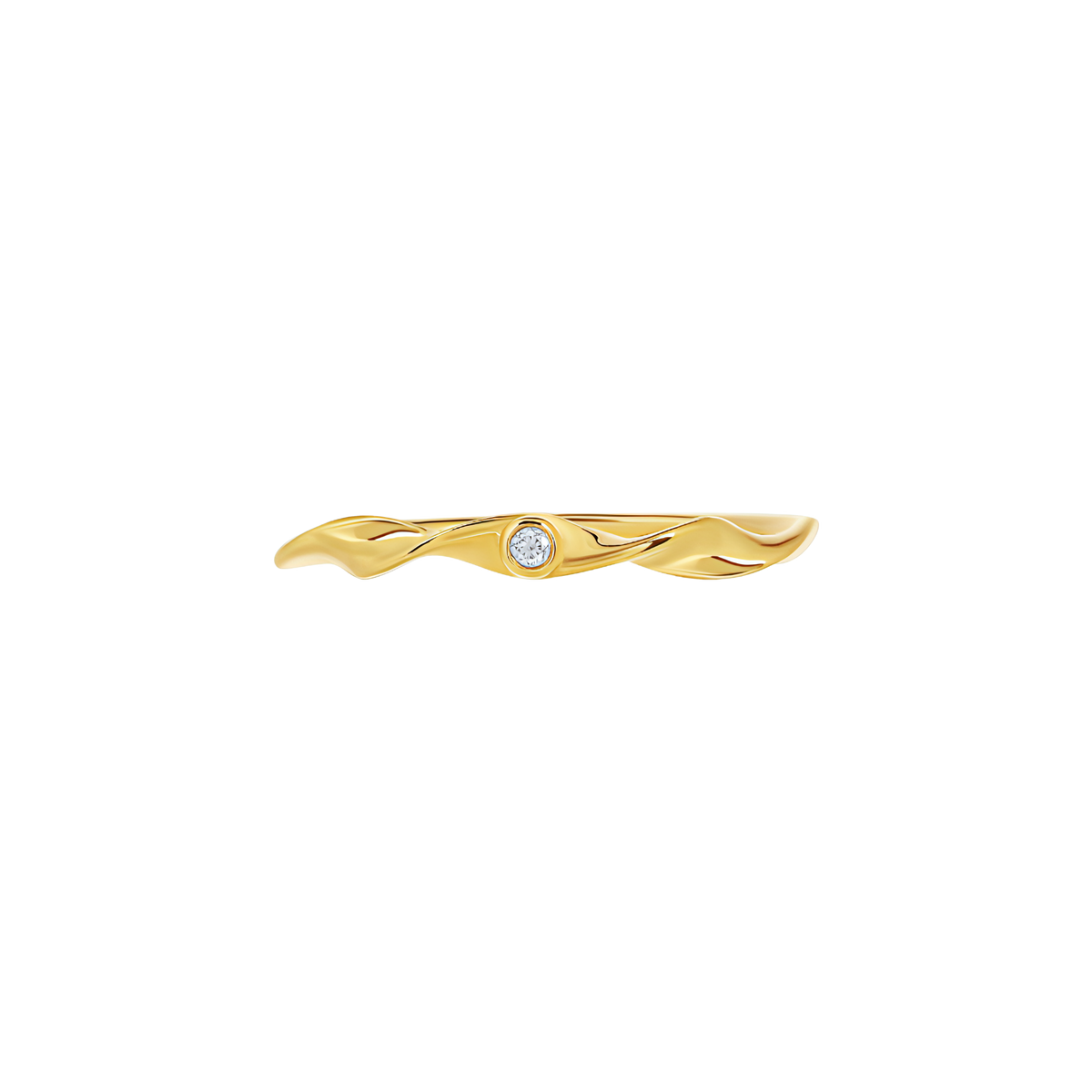 Aspidie ring - Aspidie 18K Recycled Gold Band Ring - The Future Rocks - 1