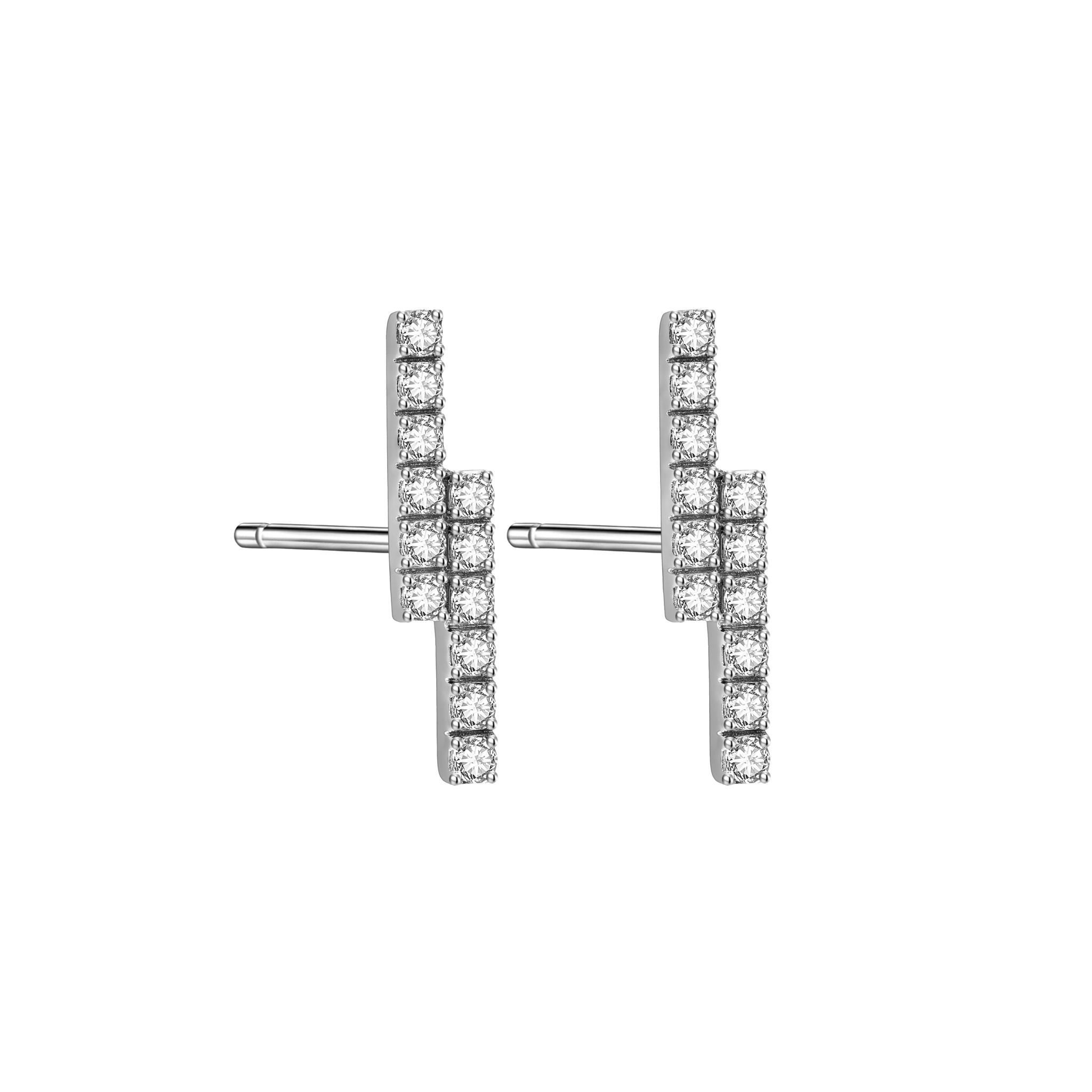 Ballerina earrings - Ballerina Bar Diamond Earrings - The Future Rocks - 5