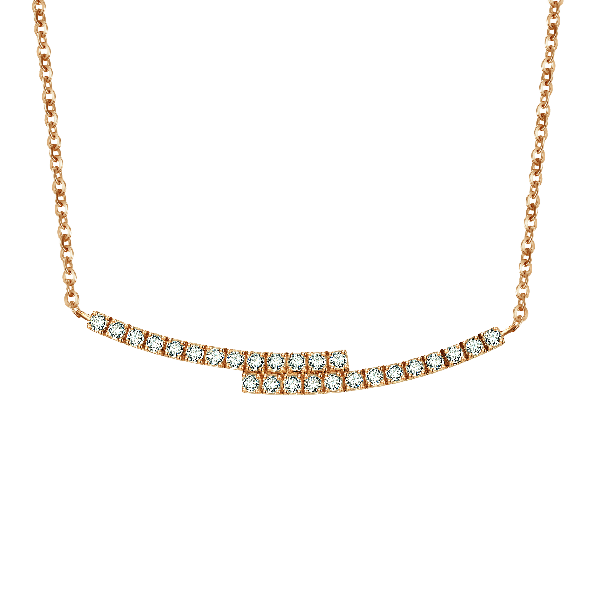 Ballerina necklace - Ballerina Wave Diamond Necklace - The Future Rocks - 6