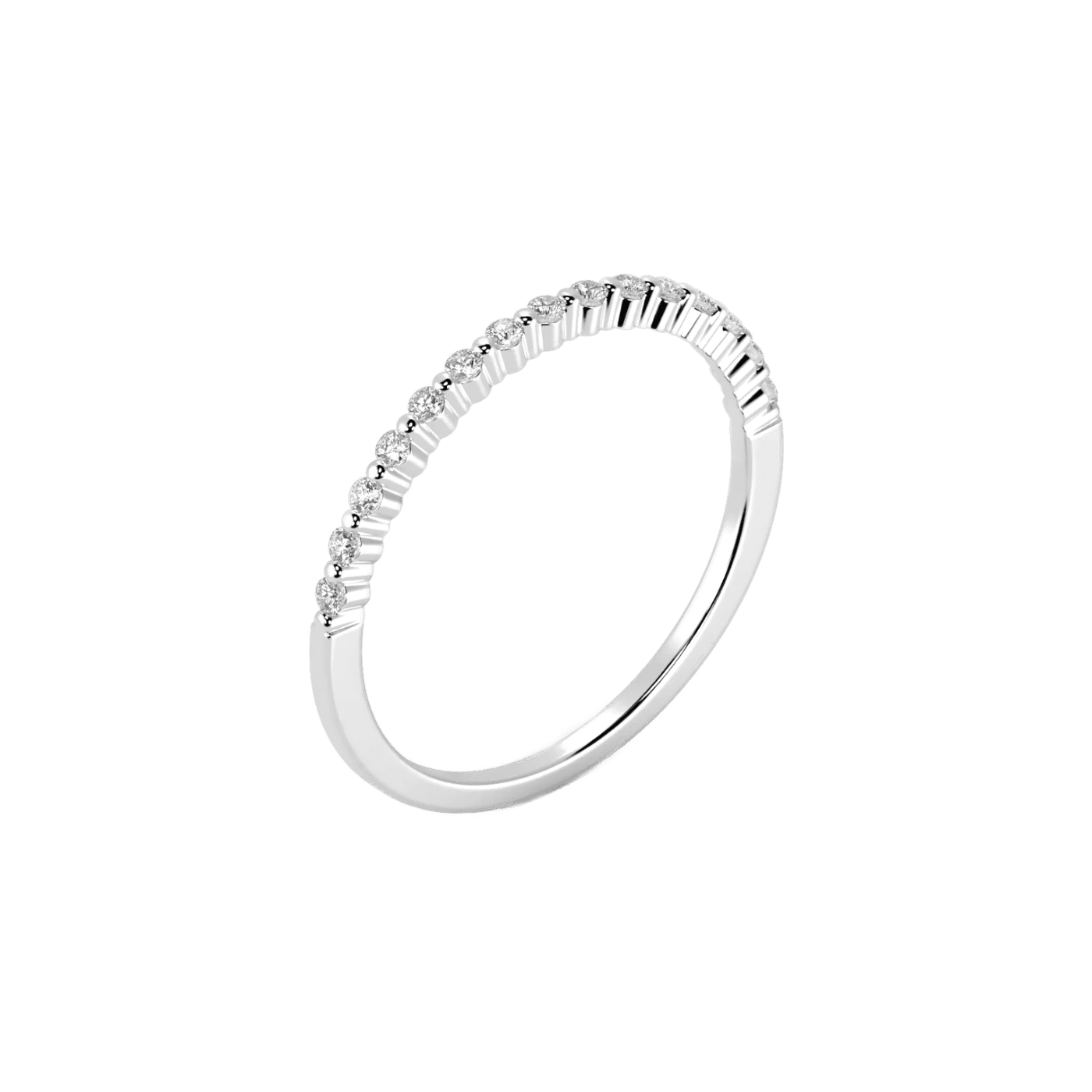 Basalto blanca fine ring - Diamond Eternity Band Ring - The Future Rocks - 5