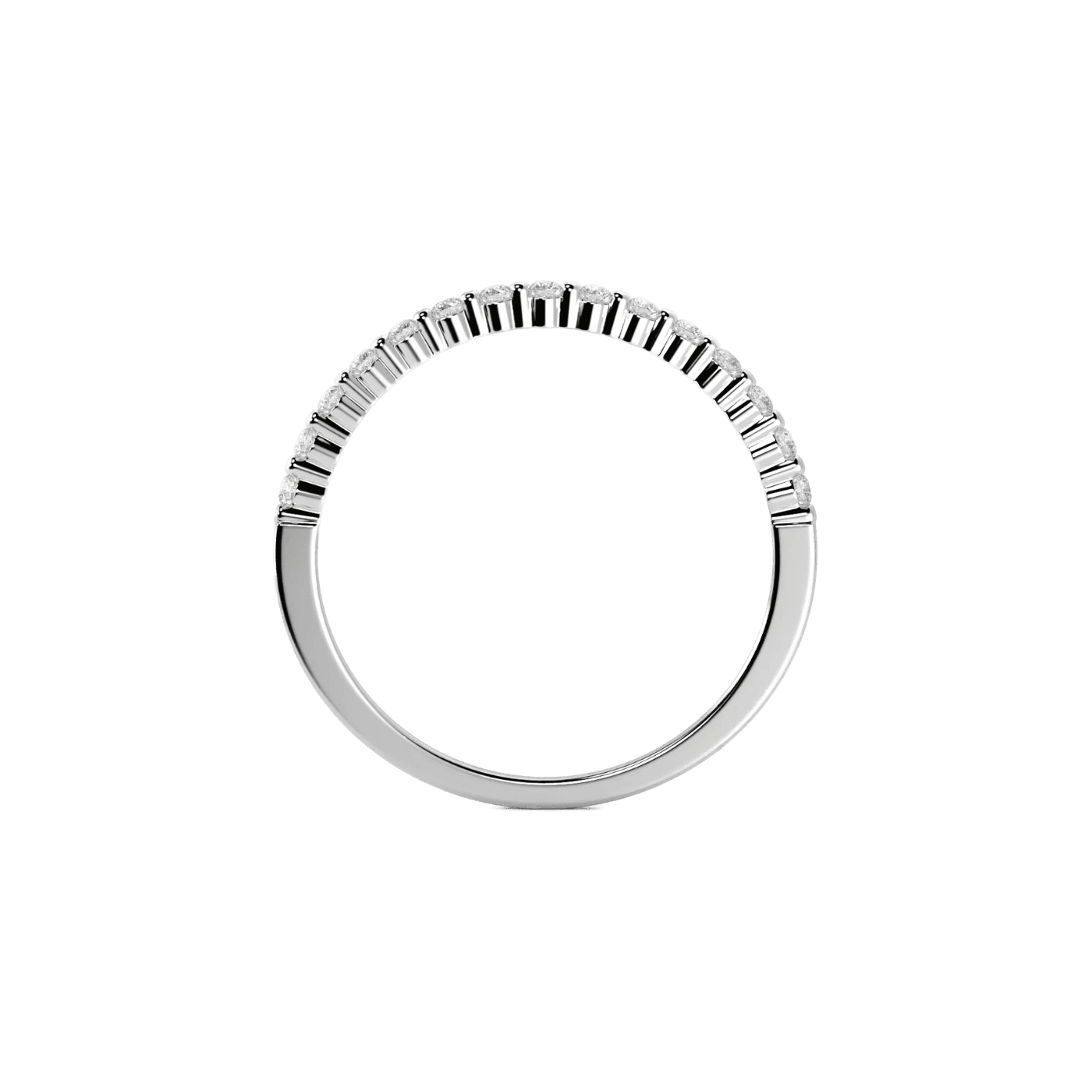 Basalto blanca fine ring - Diamond Eternity Band Ring - The Future Rocks - 6
