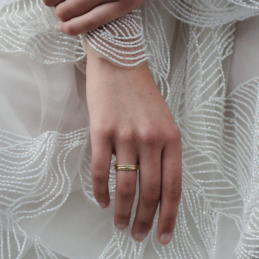 Bold essential ring - 18K Recycled Bold Gold Ring - The Future Rocks - 4