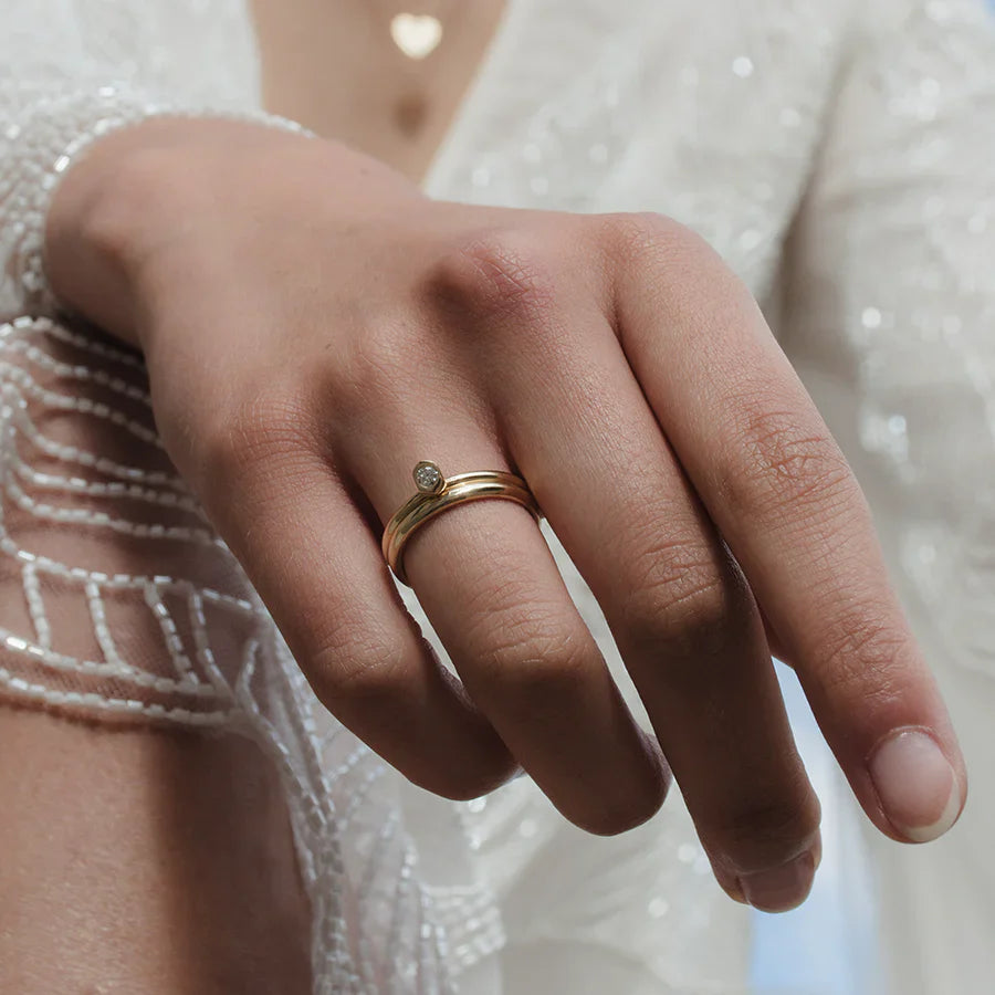 Bold essential ring - 18K Recycled Bold Gold Ring - The Future Rocks - 5