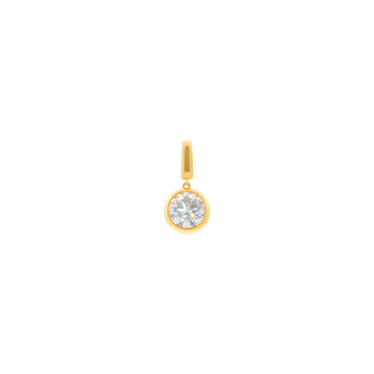 Bubble pendant 0.5ct - Bezel Set Diamond Pendant 0.5ct - The Future Rocks - 1