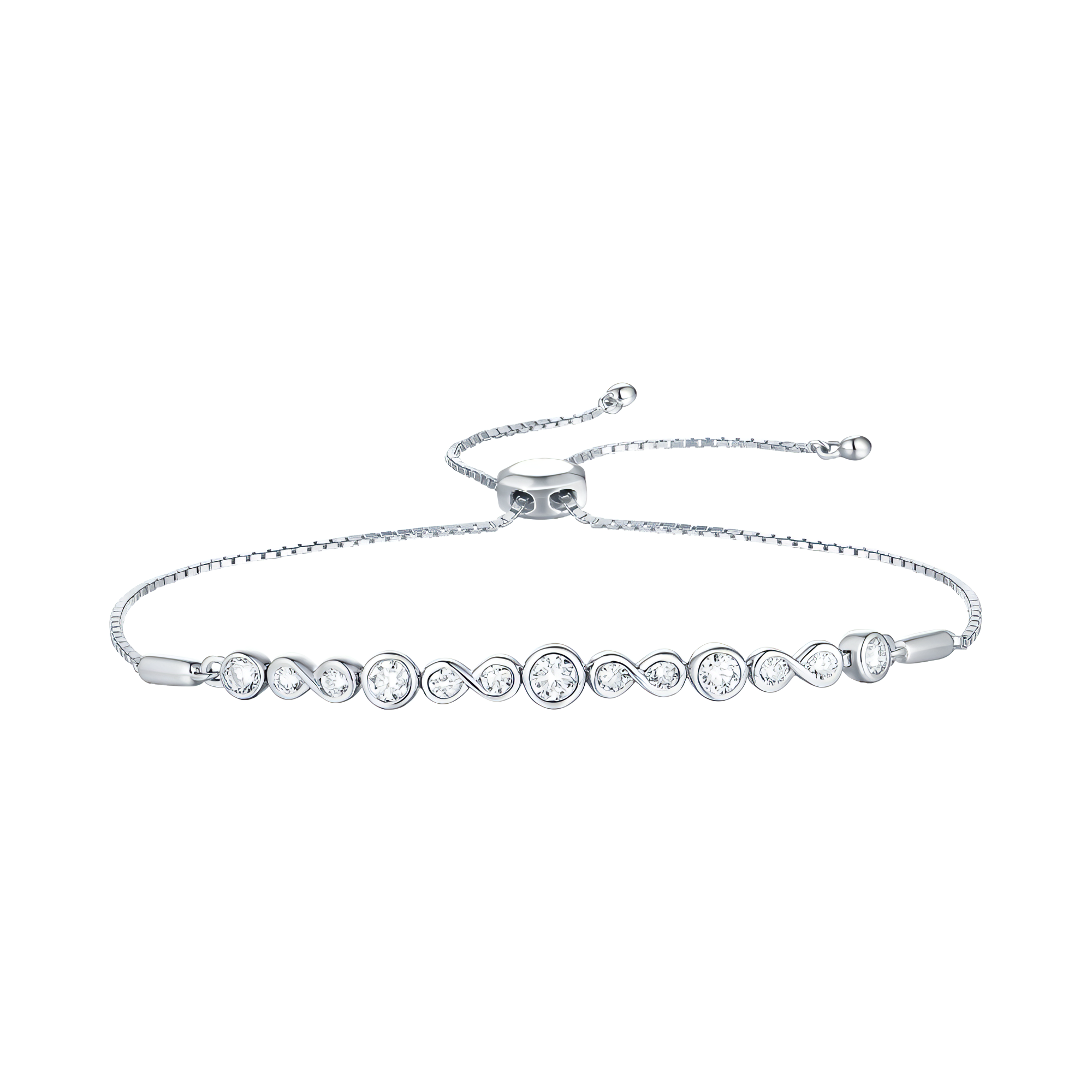 Bubbly bracelet - Lab-Grown Diamond Bolo Tennis Bracelet - The Future Rocks - 1